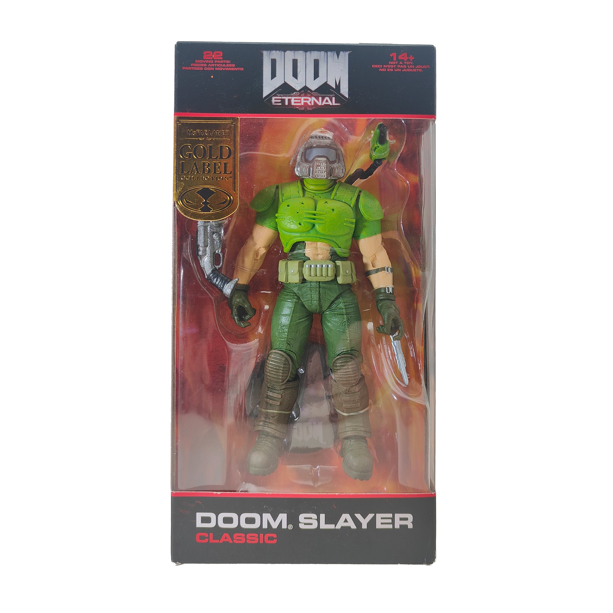 Doom Eternal Classic Doom Slayer McFarlane Toys Action Figure 2022 18cm – Doom, McFarlane Toys, 18 cm, 2022, pre-owned collector piece, Uncanny Collectibles Dublin Ireland