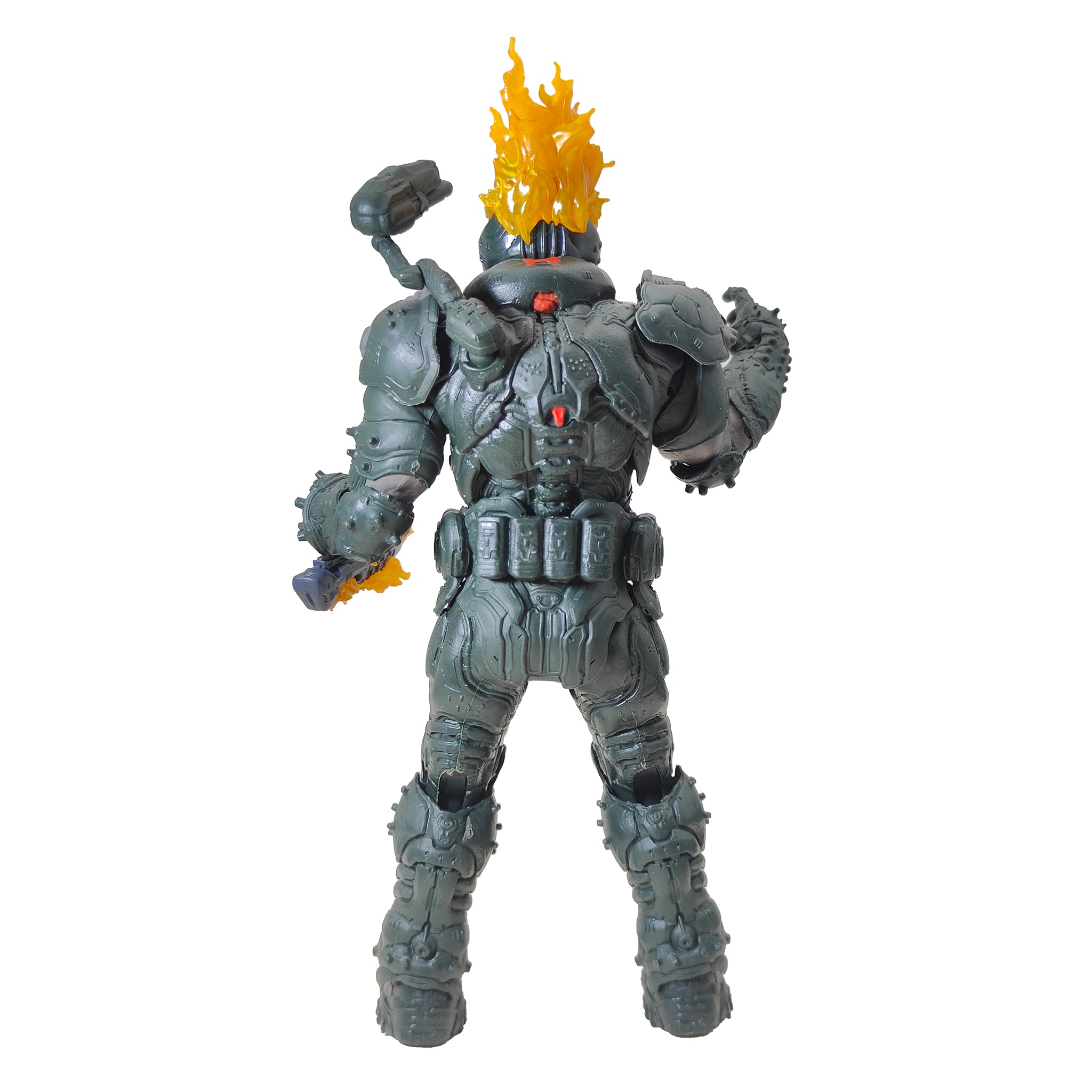 Doom Eternal Doom Slayer Ember Skin McFarlane Toys Action Figure 2022 18cm – Doom, McFarlane Toys, 18 cm, 2022, pre-owned collector piece, Uncanny Collectibles Dublin Ireland