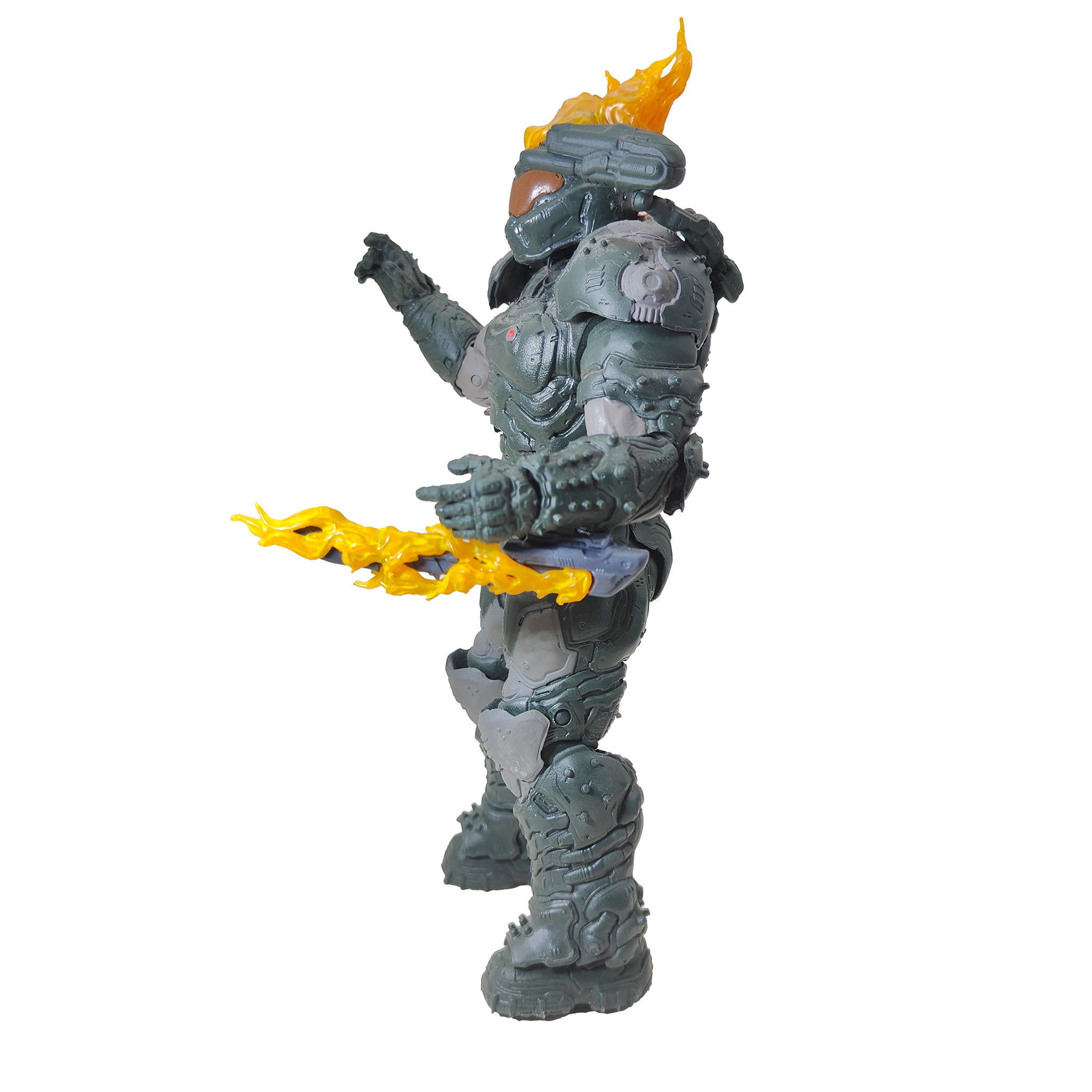 Doom Eternal Doom Slayer Ember Skin McFarlane Toys Action Figure 2022 18cm – Doom, McFarlane Toys, 18 cm, 2022, pre-owned collector piece, Uncanny Collectibles Dublin Ireland