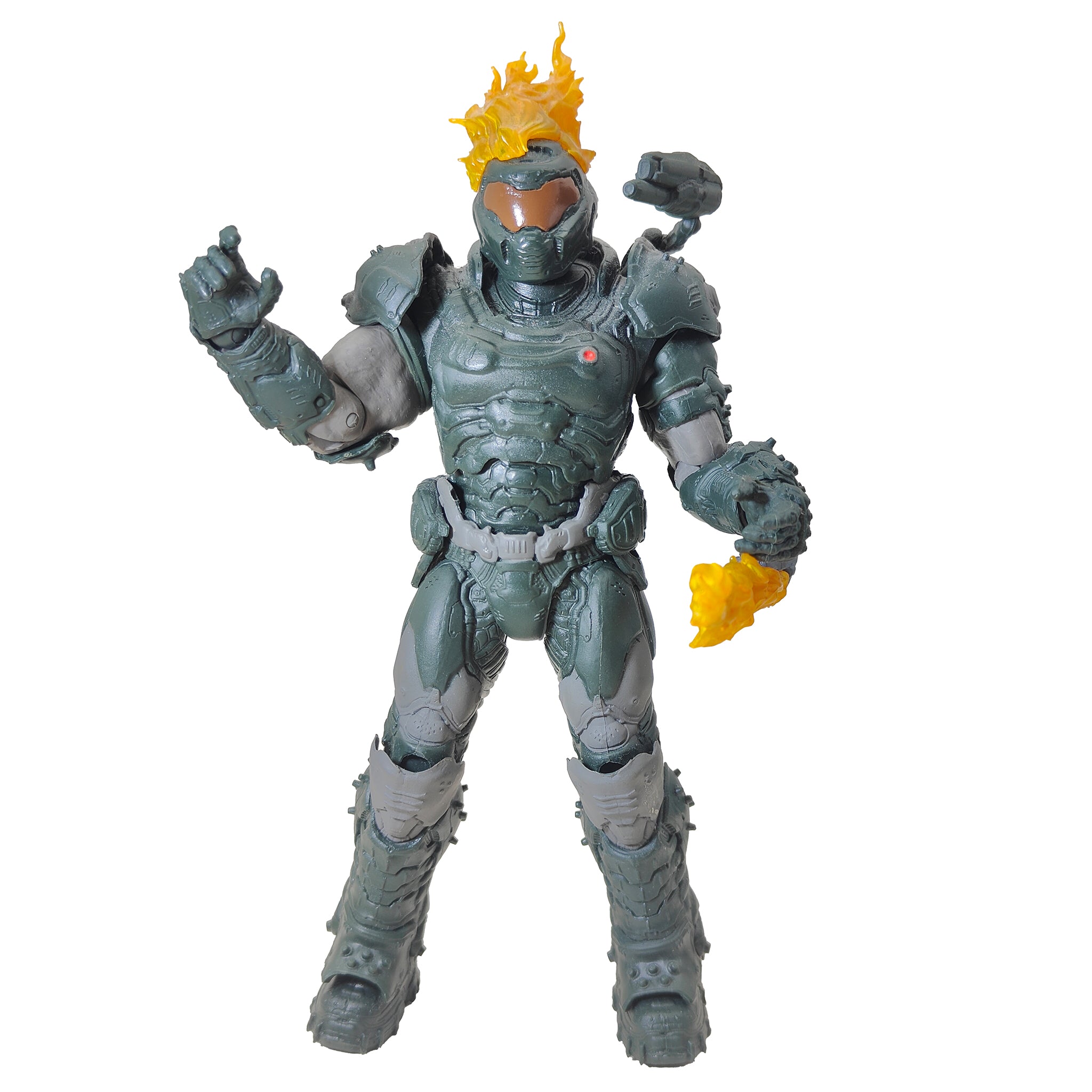 Doom Eternal Doom Slayer Ember Skin McFarlane Toys Action Figure 2022 18cm – Doom, McFarlane Toys, 18 cm, 2022, pre-owned collector piece, Uncanny Collectibles Dublin Ireland