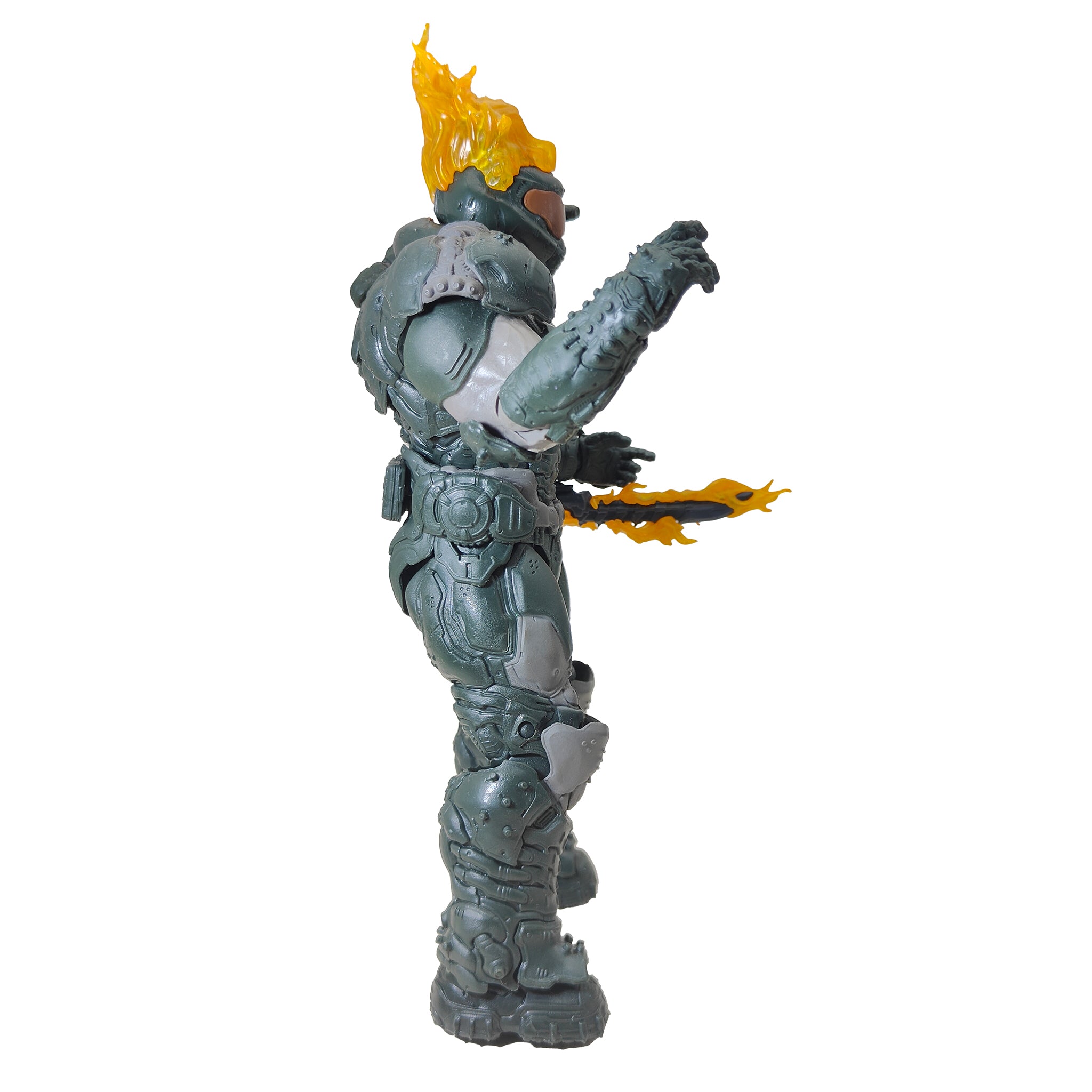 Doom Eternal Doom Slayer Ember Skin McFarlane Toys Action Figure 2022 18cm – Doom, McFarlane Toys, 18 cm, 2022, pre-owned collector piece, Uncanny Collectibles Dublin Ireland