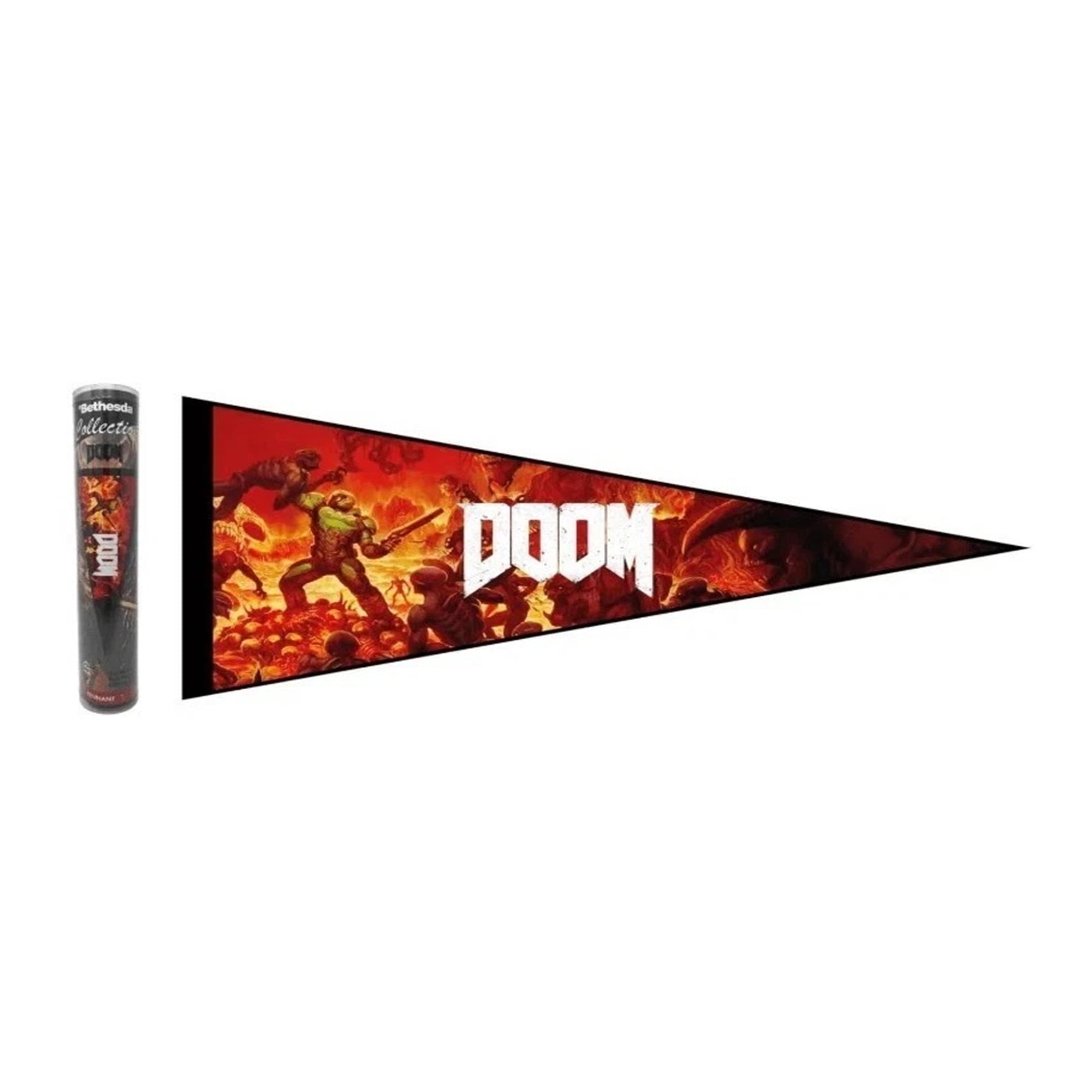 Doom Felt Pennant Flag Fanattik Bethesda Collection 76x30cm 2019