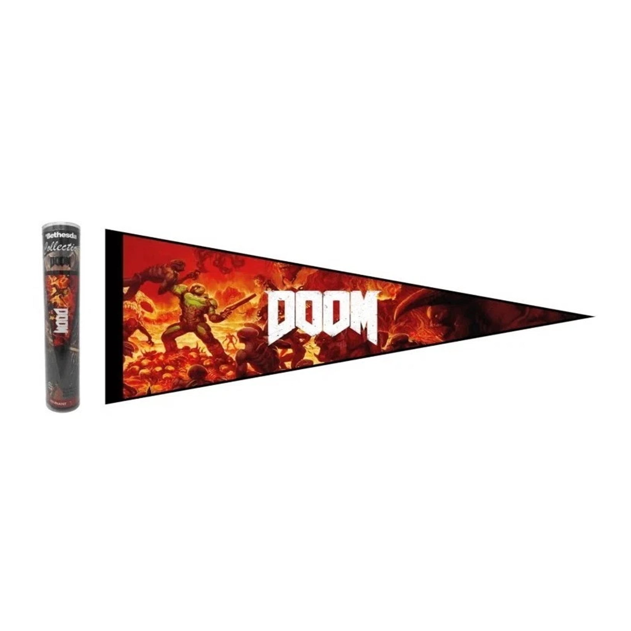 Doom Felt Pennant Flag Fanattik Bethesda Collection 76x30cm 2019