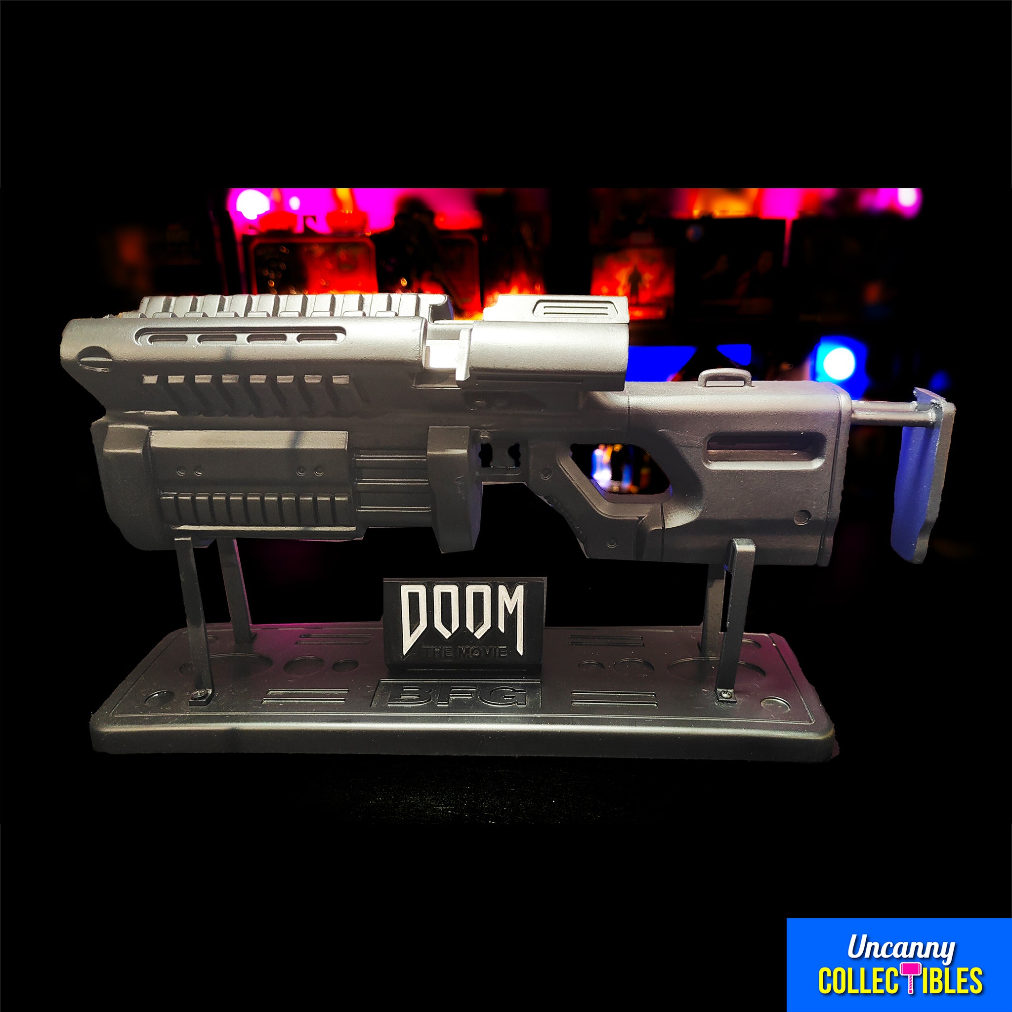 Doom Movie BFG Bio Force Gun 1:2 Scale First 4 Figures Resin Prop Replica 2005 30cm – Doom, First 4 Figures, 30 cm, 2005, pre-owned collector piece, Uncanny Collectibles Dublin Ireland