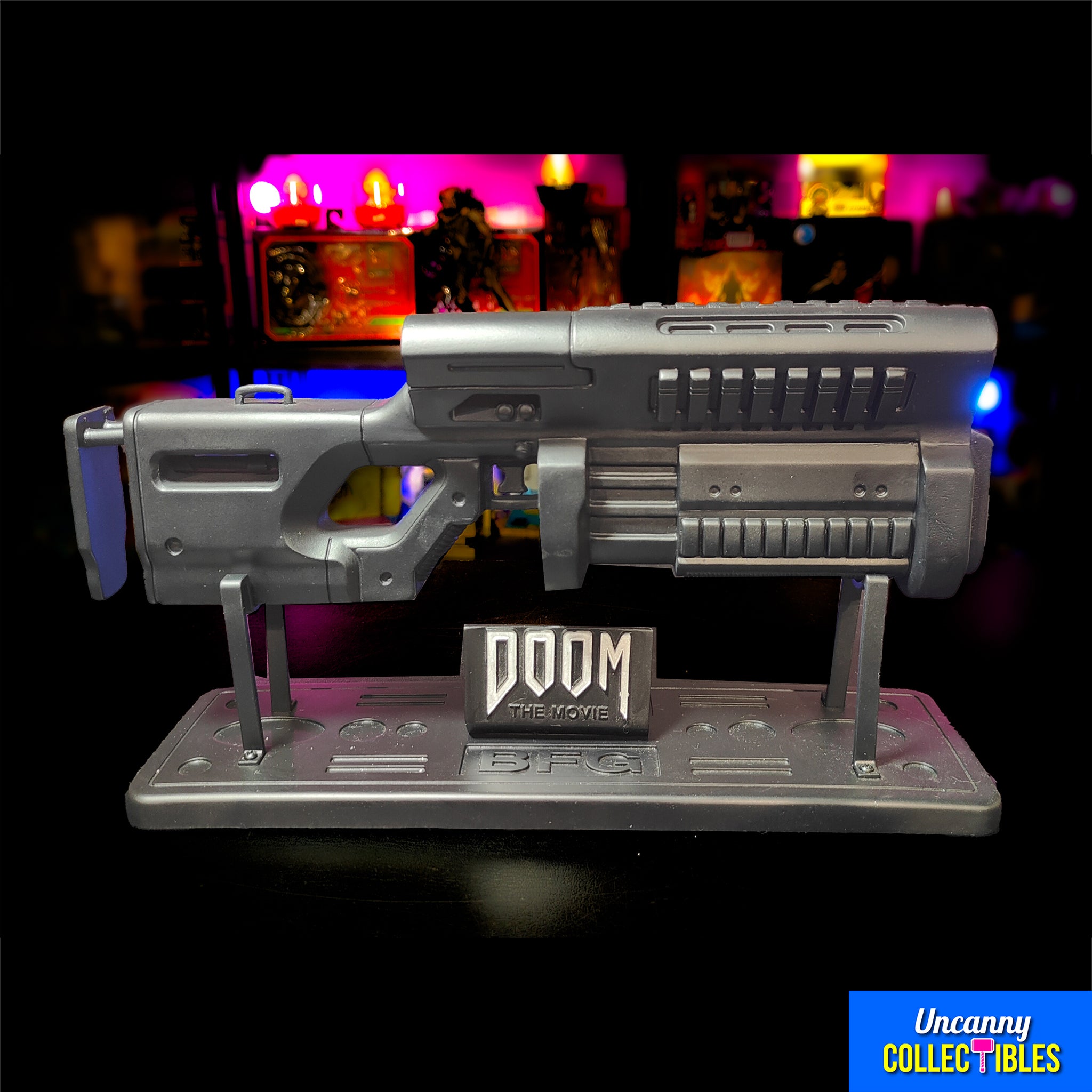 Doom Movie BFG Bio Force Gun 1:2 Scale First 4 Figures Resin Prop Replica 2005 30cm – Doom, First 4 Figures, 30 cm, 2005, pre-owned collector piece, Uncanny Collectibles Dublin Ireland