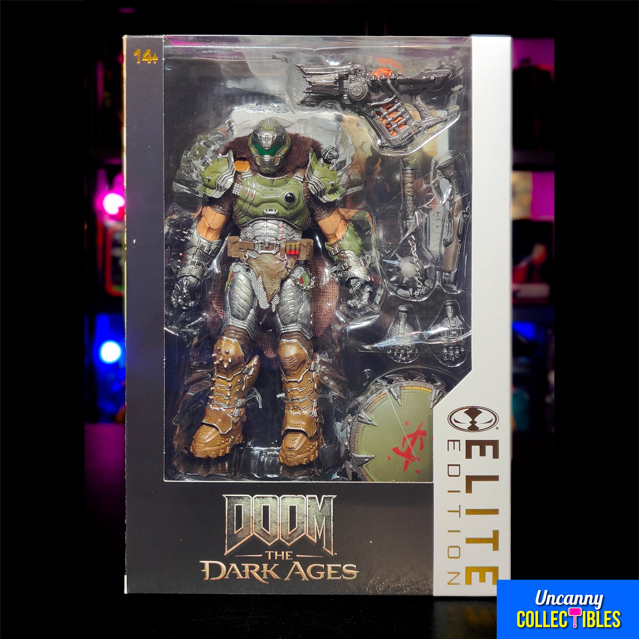 Doom The Dark Ages Doom Slayer McFarlane Toys Elite Edition Action Figure 18 cm – Doom, McFarlane Toys, 22 cm, 2025, brand new collector item, Uncanny Collectibles Dublin Ireland