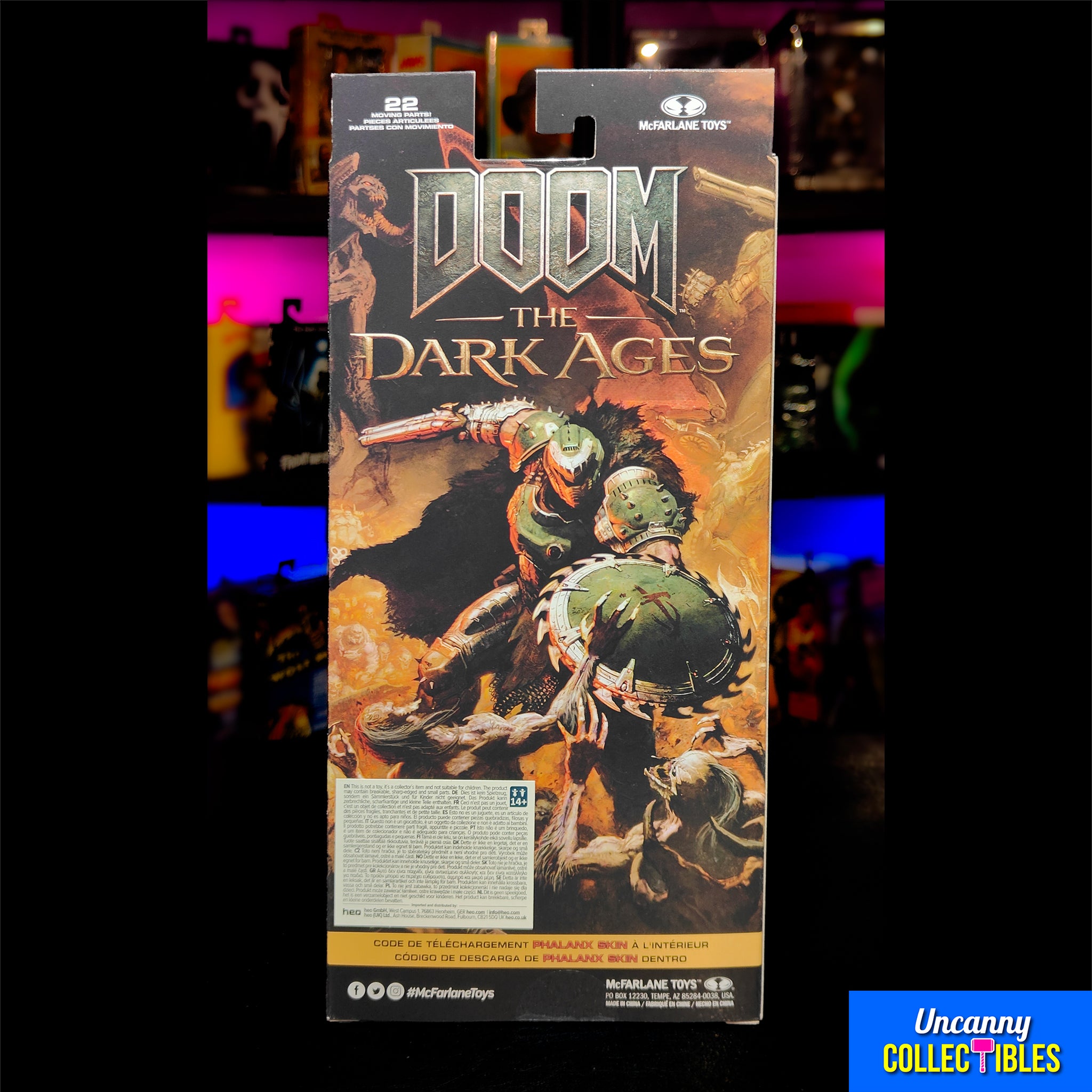 DOOM The Dark Ages Doom Slayer Phalanx Skin McFarlane Toys Figure 2025 18cm – Video Game Characters, McFarlane Toys, 18 cm, 2025, brand new collector item, Uncanny Collectibles Dublin Ireland