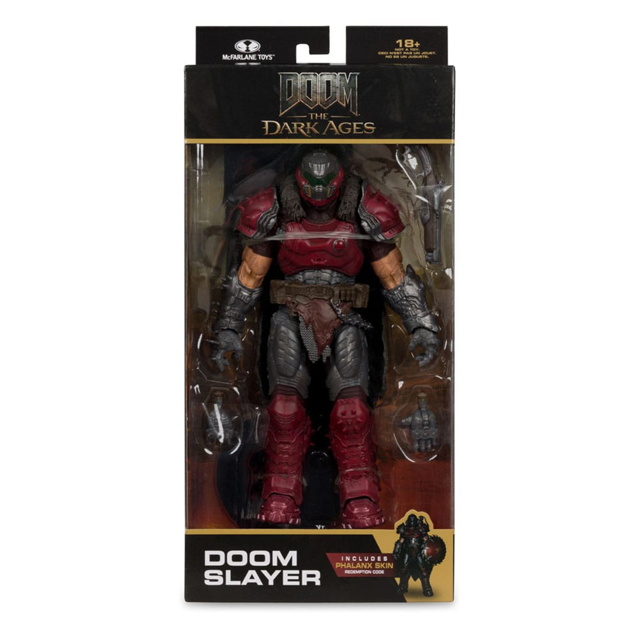 DOOM The Dark Ages Doom Slayer Phalanx Skin McFarlane Toys Figure 2025 18cm – Video Game Characters, McFarlane Toys, 18 cm, 2025, brand new collector item, Uncanny Collectibles Dublin Ireland
