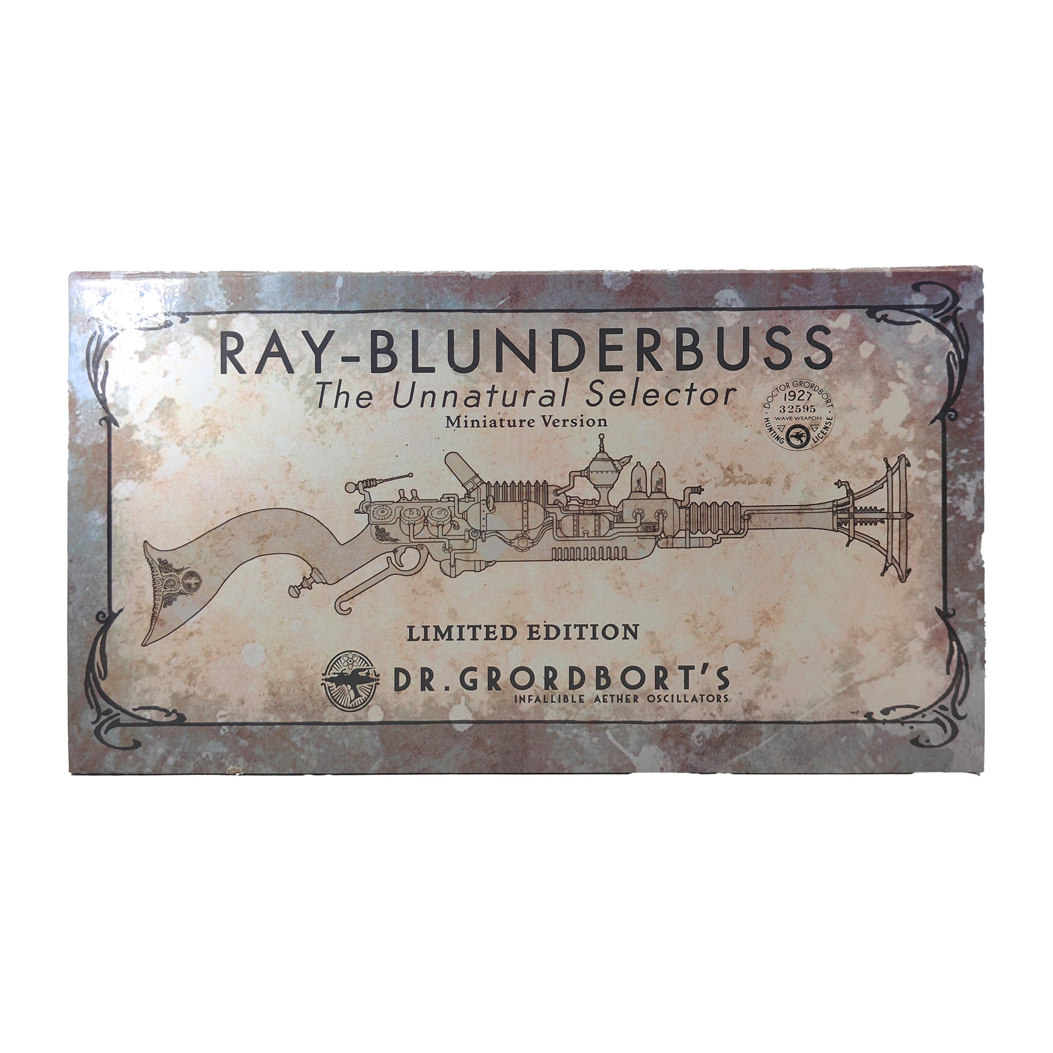 Dr Grordborts Unnatural Selector Ray Blunderbuss Miniature Version Weta Workshop 2009 – Movie Icons & Heroes, Weta, 28 cm, 2012, pre-owned collector piece, Uncanny Collectibles Dublin Ireland