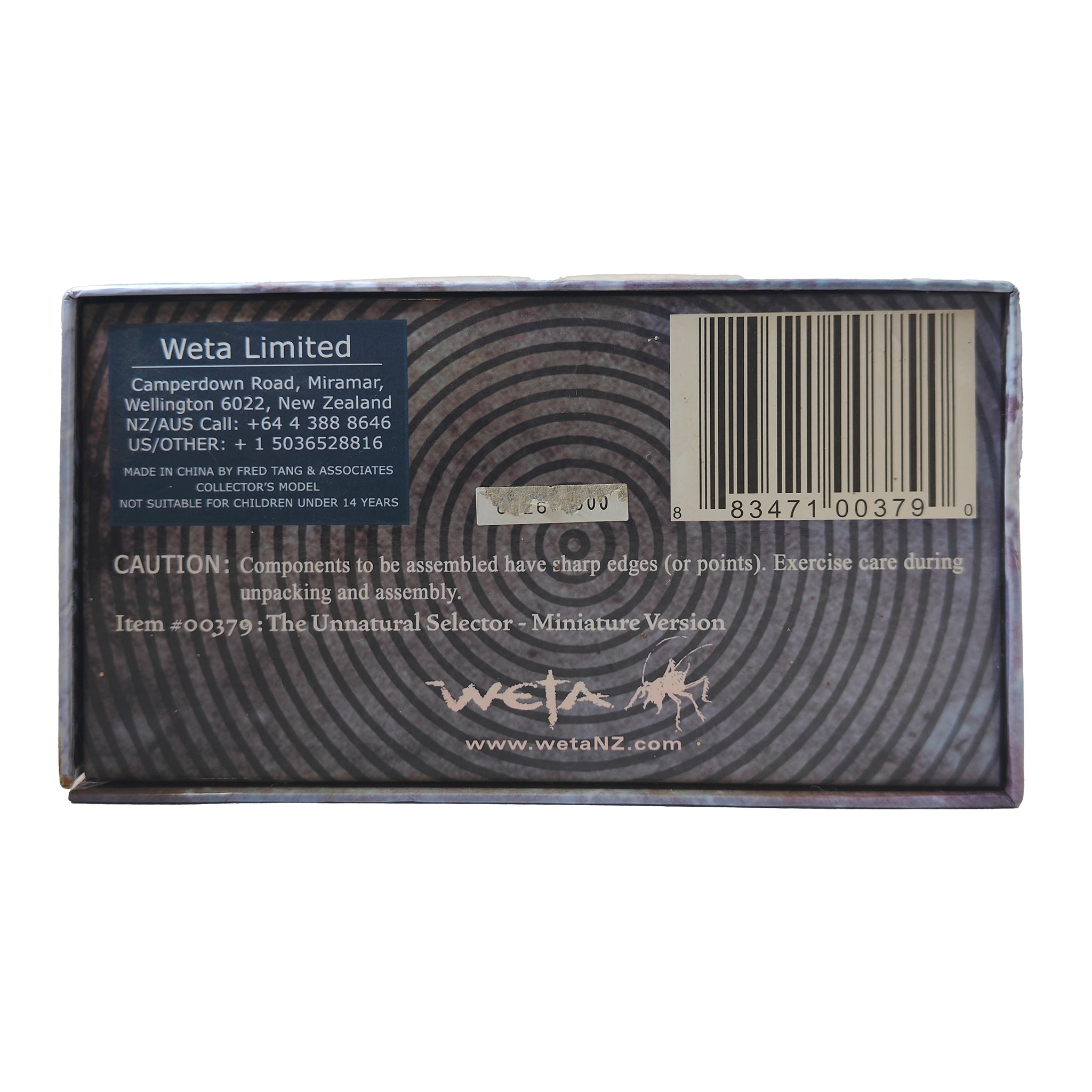 Dr Grordborts Unnatural Selector Ray Blunderbuss Miniature Version Weta Workshop 2009 – Movie Icons & Heroes, Weta, 28 cm, 2012, pre-owned collector piece, Uncanny Collectibles Dublin Ireland