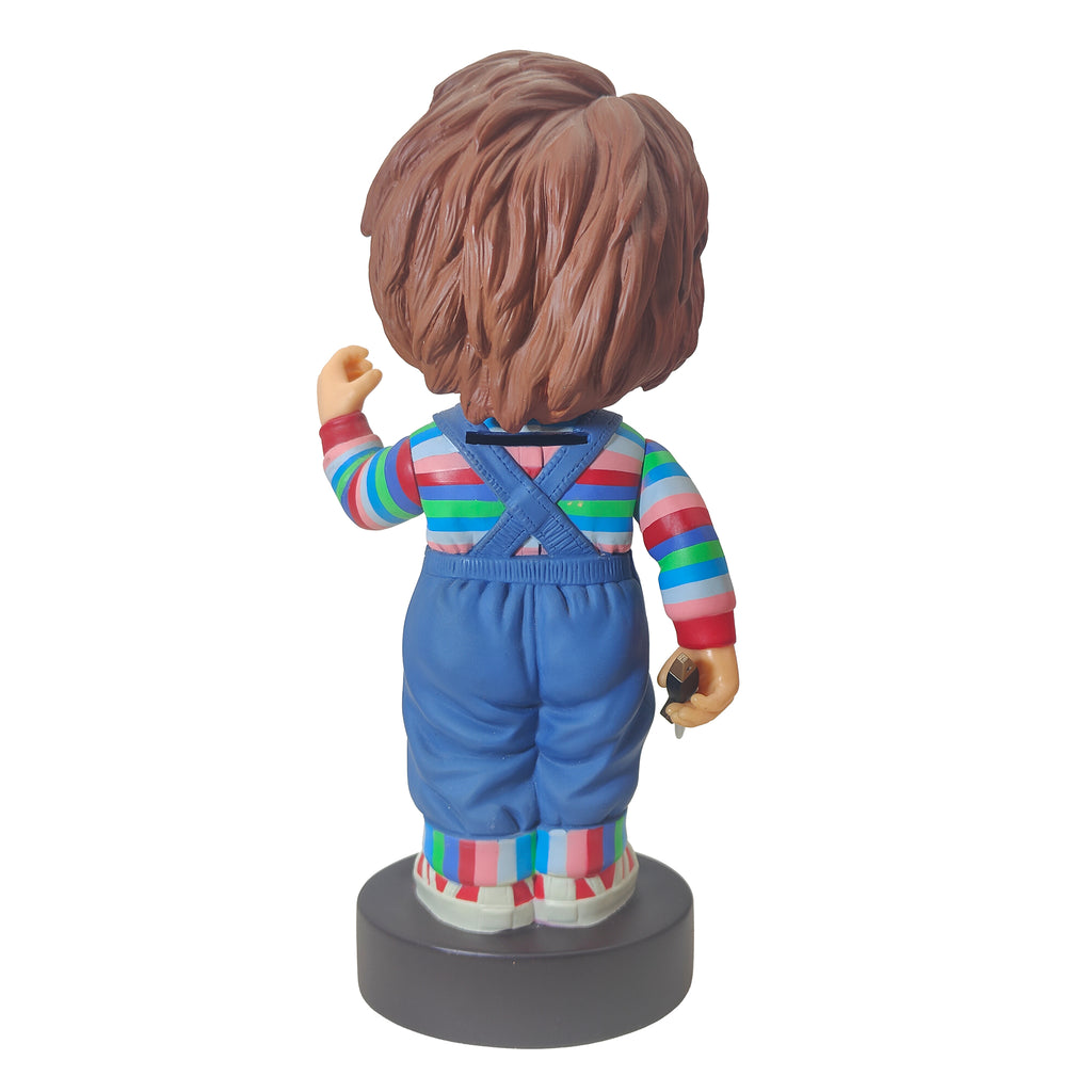 Dream Rush Childs Play 2 Chucky Good Guys Bobbing Head Coin Bank 2007 Japan Import