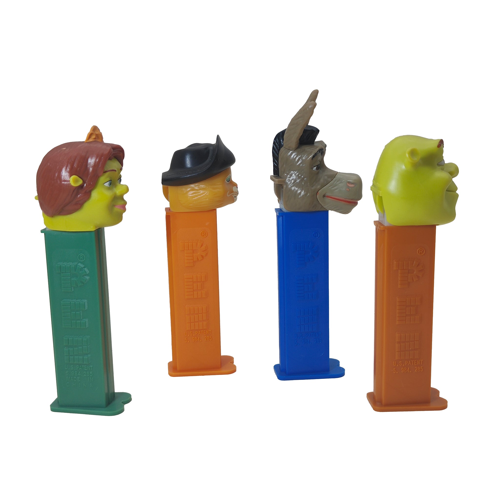 Dreamworks Shrek Movie PEZ Dispenser Bundle – Movie Icons & Heroes, PEZ, 12 cm, -, pre-owned collector piece, Uncanny Collectibles Dublin Ireland