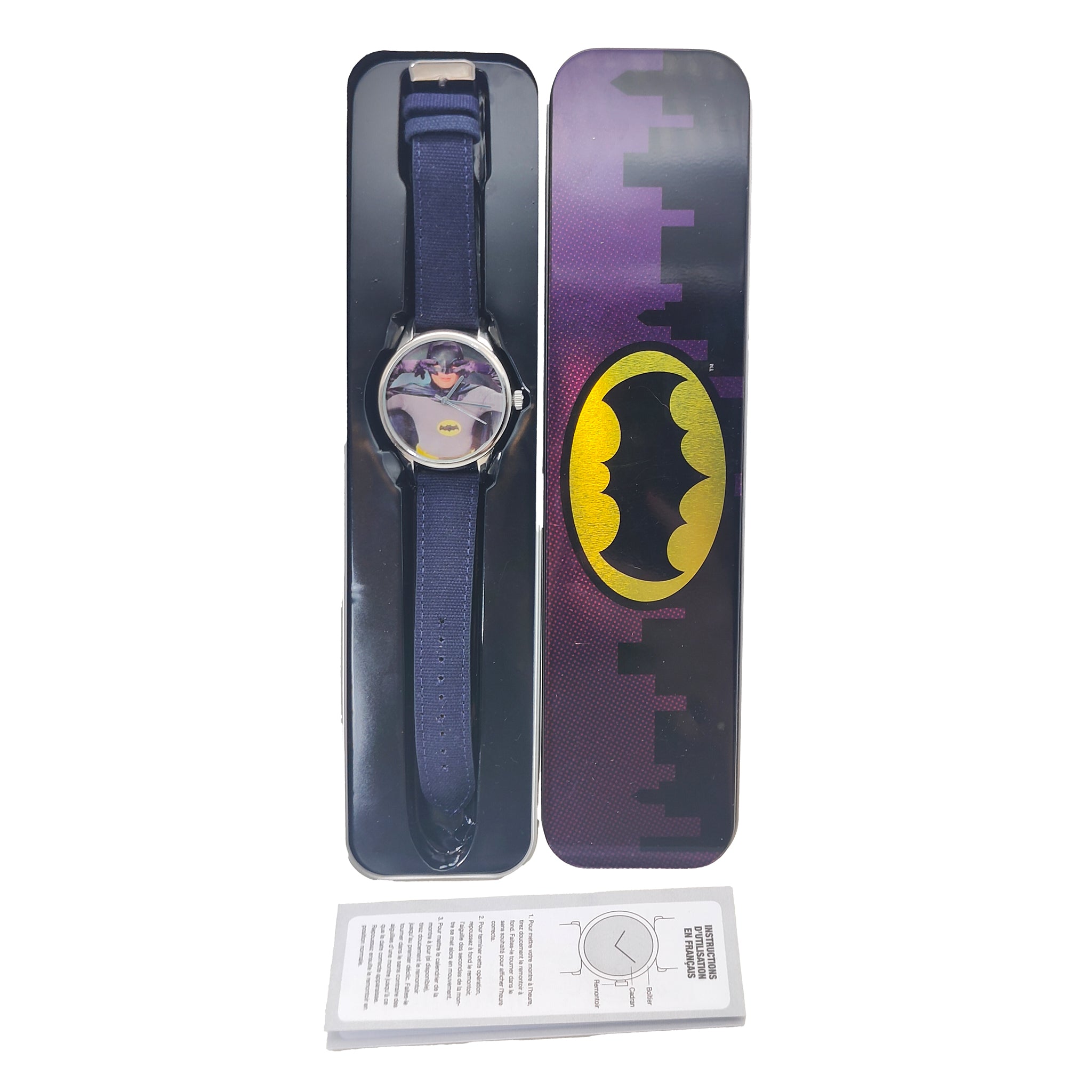 Eaglemoss DC Watch Collection Batman Classic TV Series Adam West Watch – Batman, Vintage Brands, -, pre-owned collector piece, Uncanny Collectibles Dublin Ireland