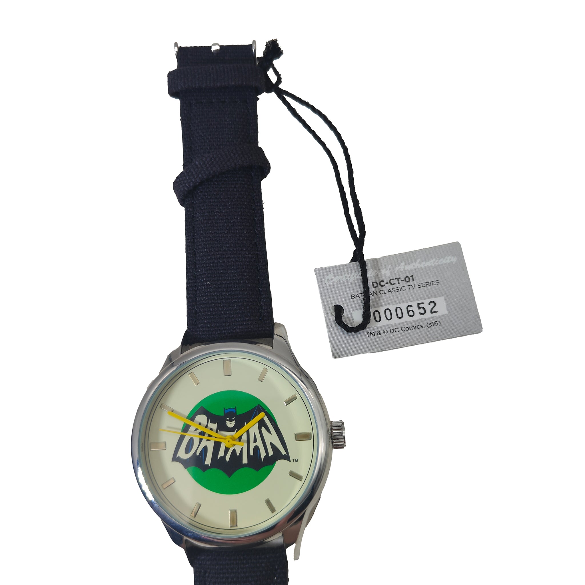 Eaglemoss DC Watch Collection Batman Classic TV Series Logo Watch – Batman, Vintage Brands, -, pre-owned collector piece, Uncanny Collectibles Dublin Ireland