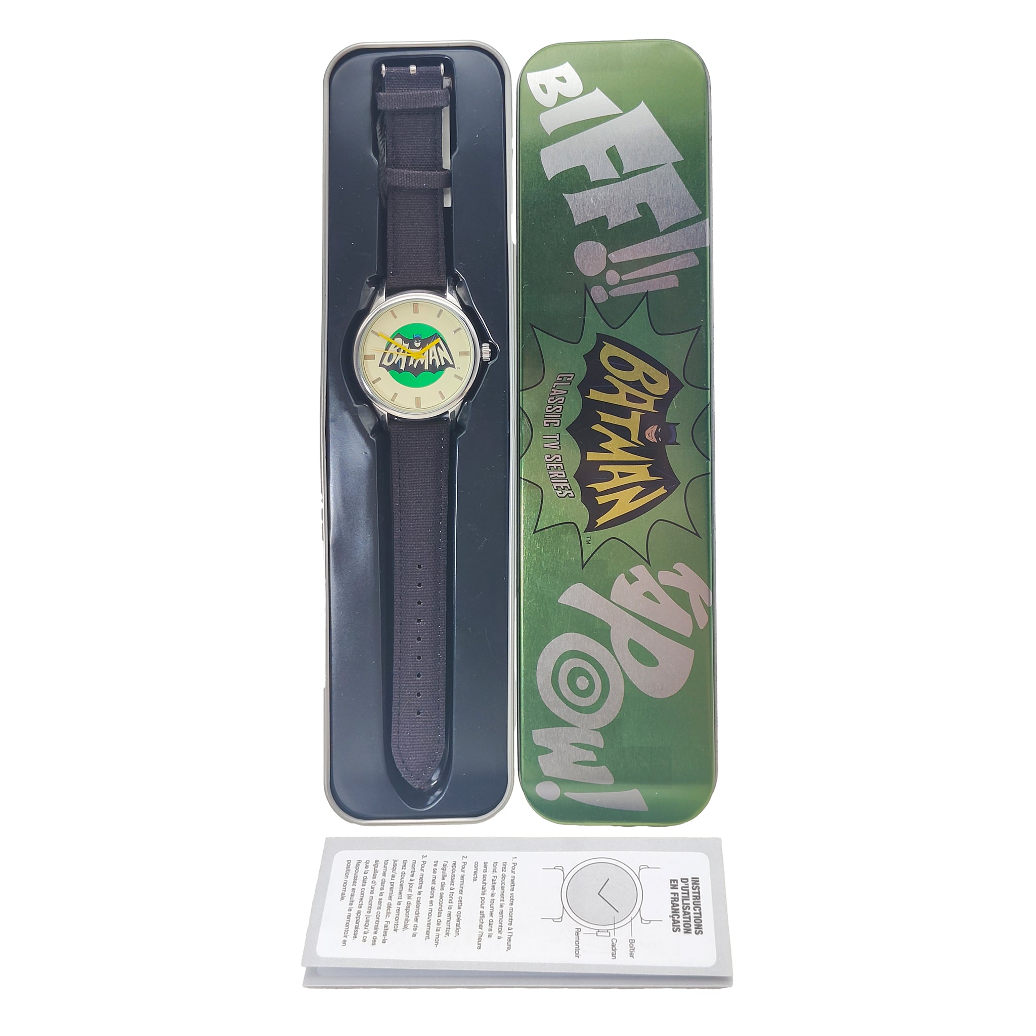 Eaglemoss DC Watch Collection Batman Classic TV Series Logo Watch – Batman, Vintage Brands, -, pre-owned collector piece, Uncanny Collectibles Dublin Ireland