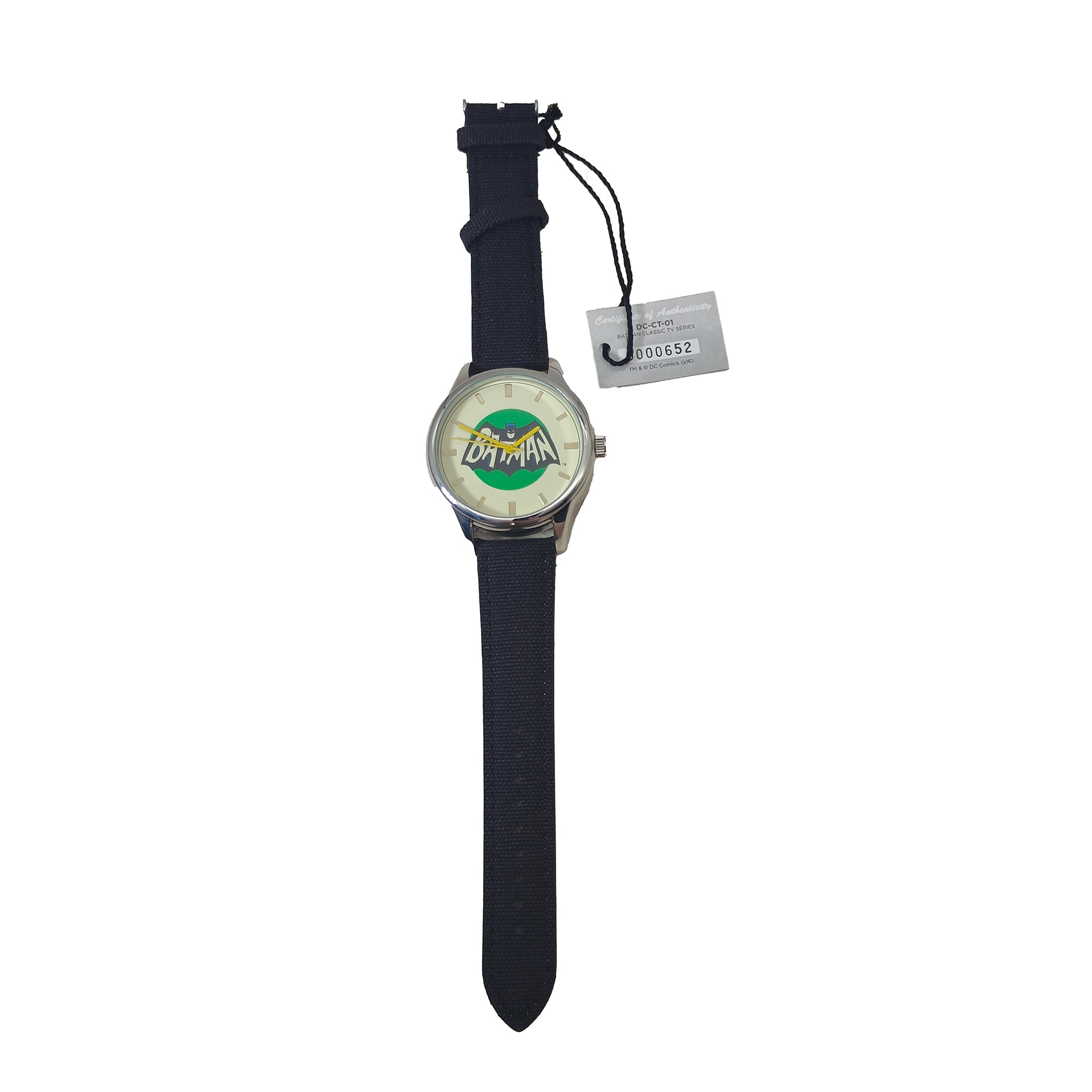Eaglemoss DC Watch Collection Batman Classic TV Series Logo Watch – Batman, Vintage Brands, -, pre-owned collector piece, Uncanny Collectibles Dublin Ireland