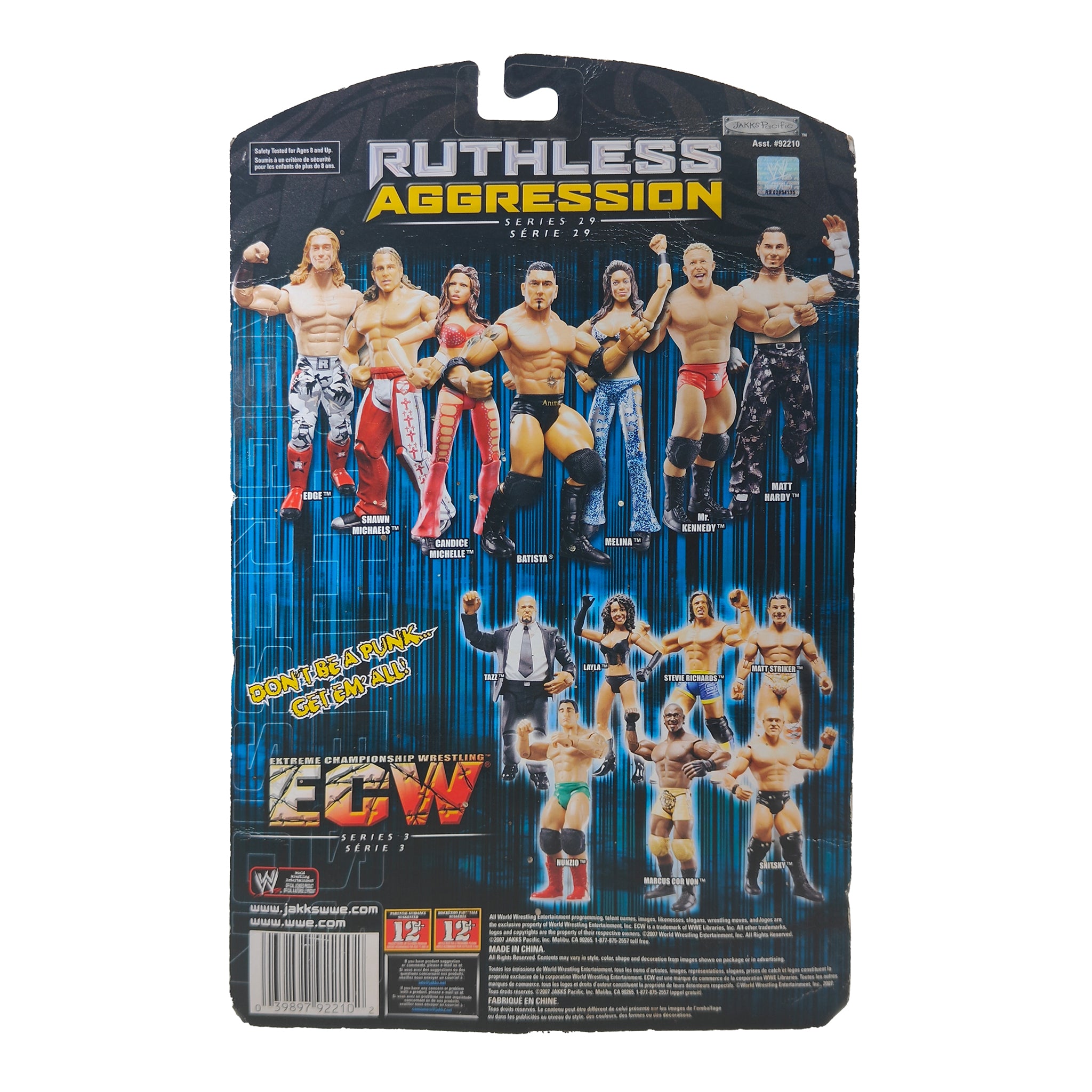 Edge Ruthless Aggression Series 29 Jakks Pacific Action Figure 2007 18cm – WWE, JAKKS Pacific, 18 cm, 2007, pre-owned collector piece, Uncanny Collectibles Dublin Ireland