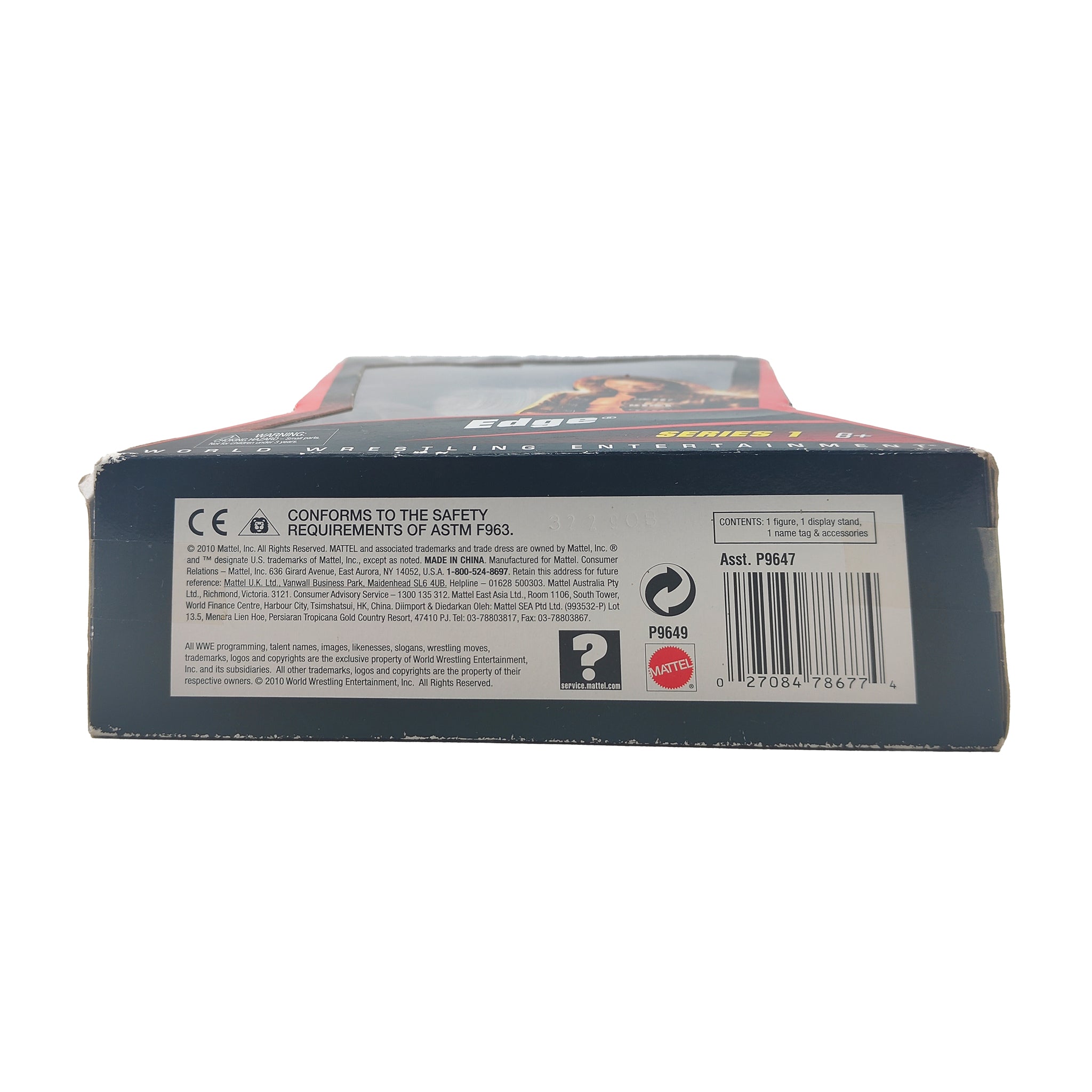 Edge WWE Elite Collection Series 1 Jakks Pacific Action Figure 2010 18cm – WWE, JAKKS Pacific, 18 cm, 2010, pre-owned collector piece, Uncanny Collectibles Dublin Ireland