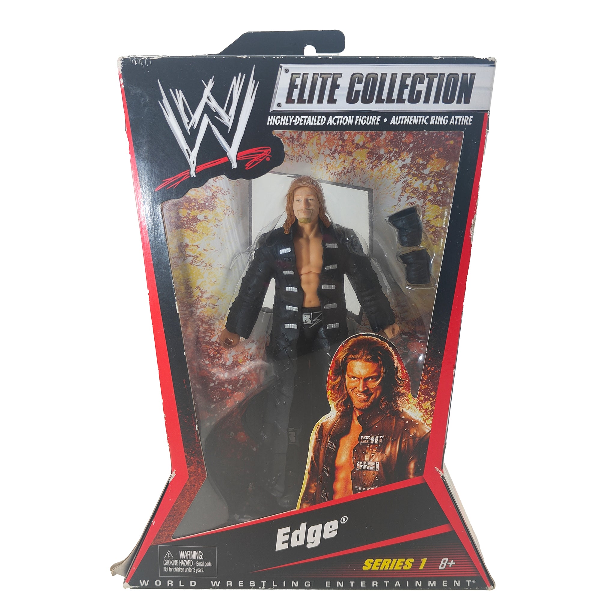 Edge WWE Elite Collection Series 1 Jakks Pacific Action Figure 2010 18cm – WWE, JAKKS Pacific, 18 cm, 2010, pre-owned collector piece, Uncanny Collectibles Dublin Ireland