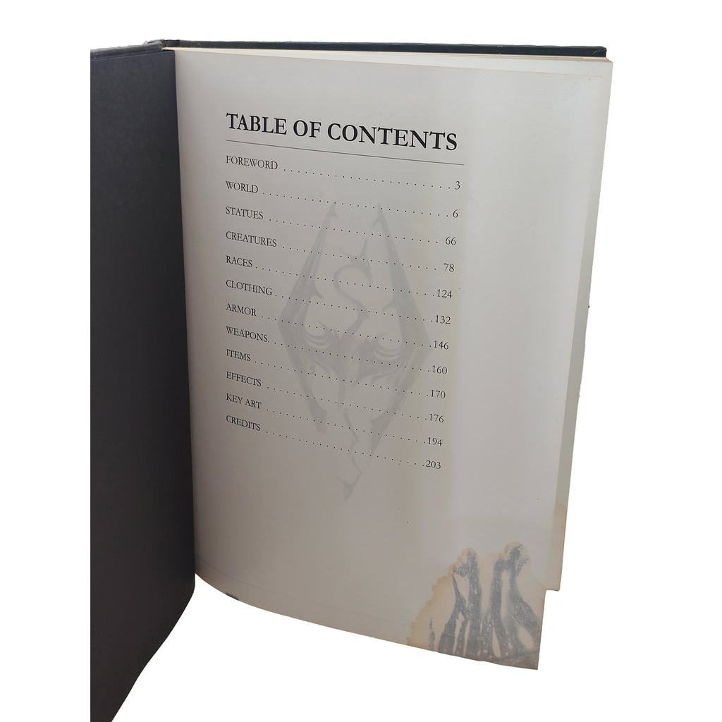 Elder Scrolls V Skyrim The Art of Skyrim Book Collector's Edition Bethesda 2011