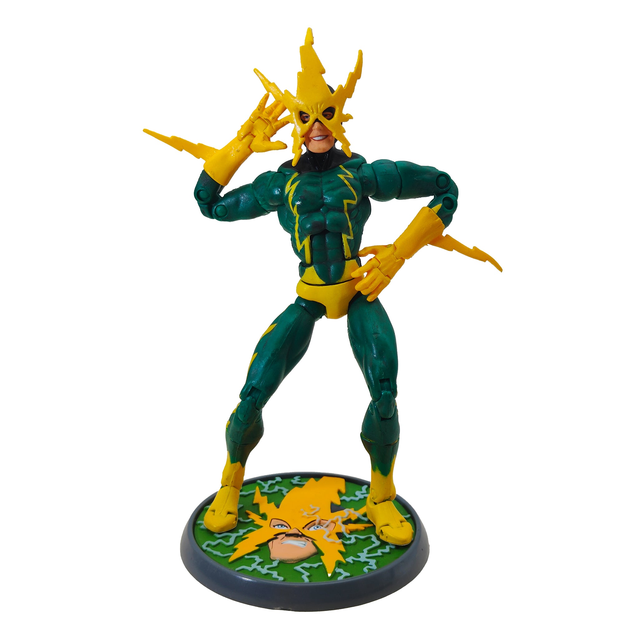 Electro From Spider-Man vs Sinister 6 Box Set Marvel Legends Toy Biz 2004 15cm – Spider-Man, Toy Biz, 15 cm, 2004, pre-owned collector piece, Uncanny Collectibles Dublin Ireland