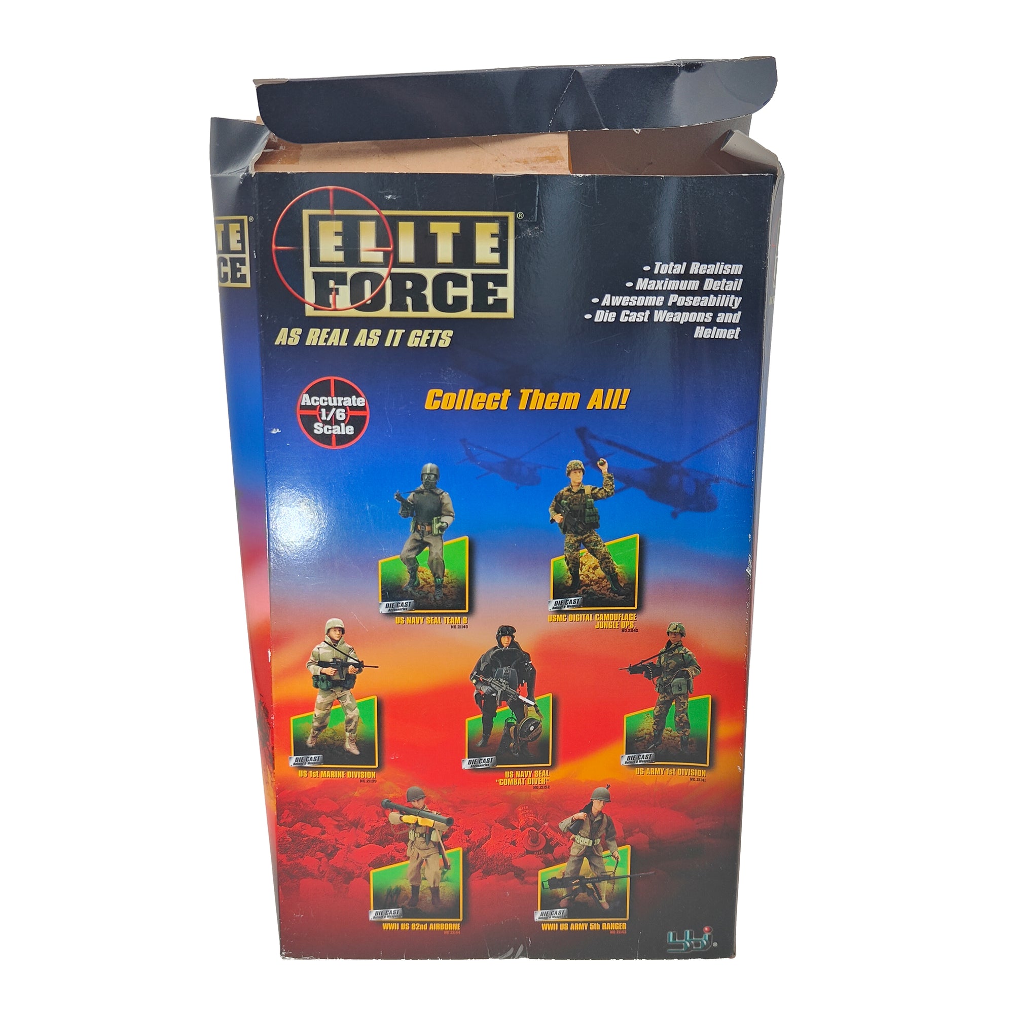 Elite Force WWII British Airborne Red Devil 1:6 Scale Blue Box Toys Action Figure 2002 30cm