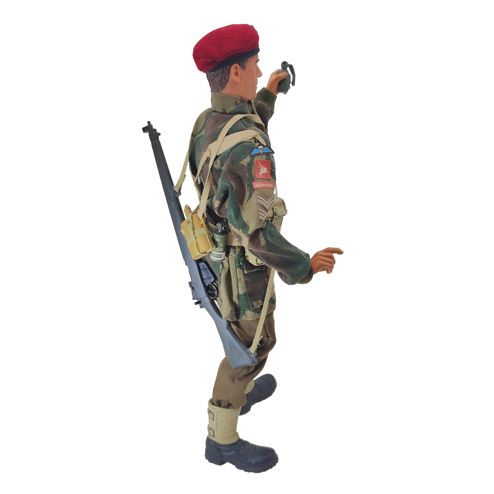 Elite Force WWII British Airborne Red Devil 1:6 Scale Blue Box Toys Action Figure 2002 30cm