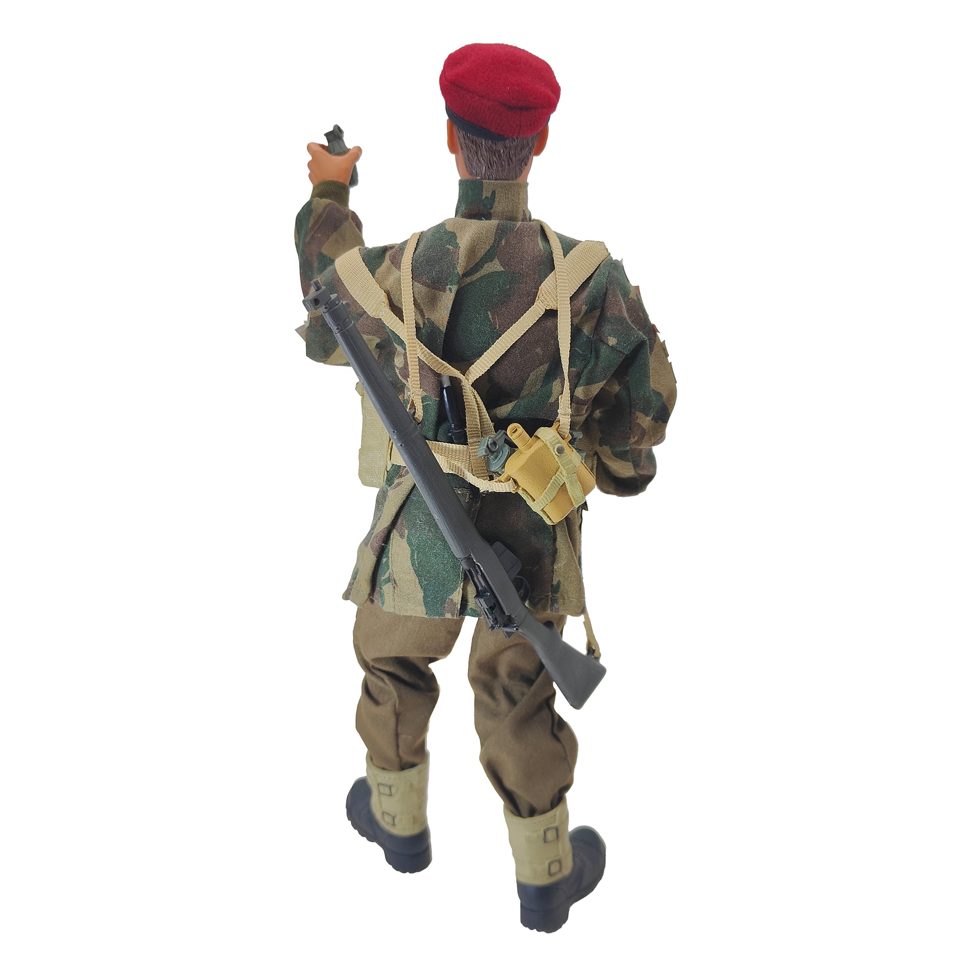 Elite Force WWII British Airborne Red Devil 1:6 Scale Blue Box Toys Action Figure 2002 30cm