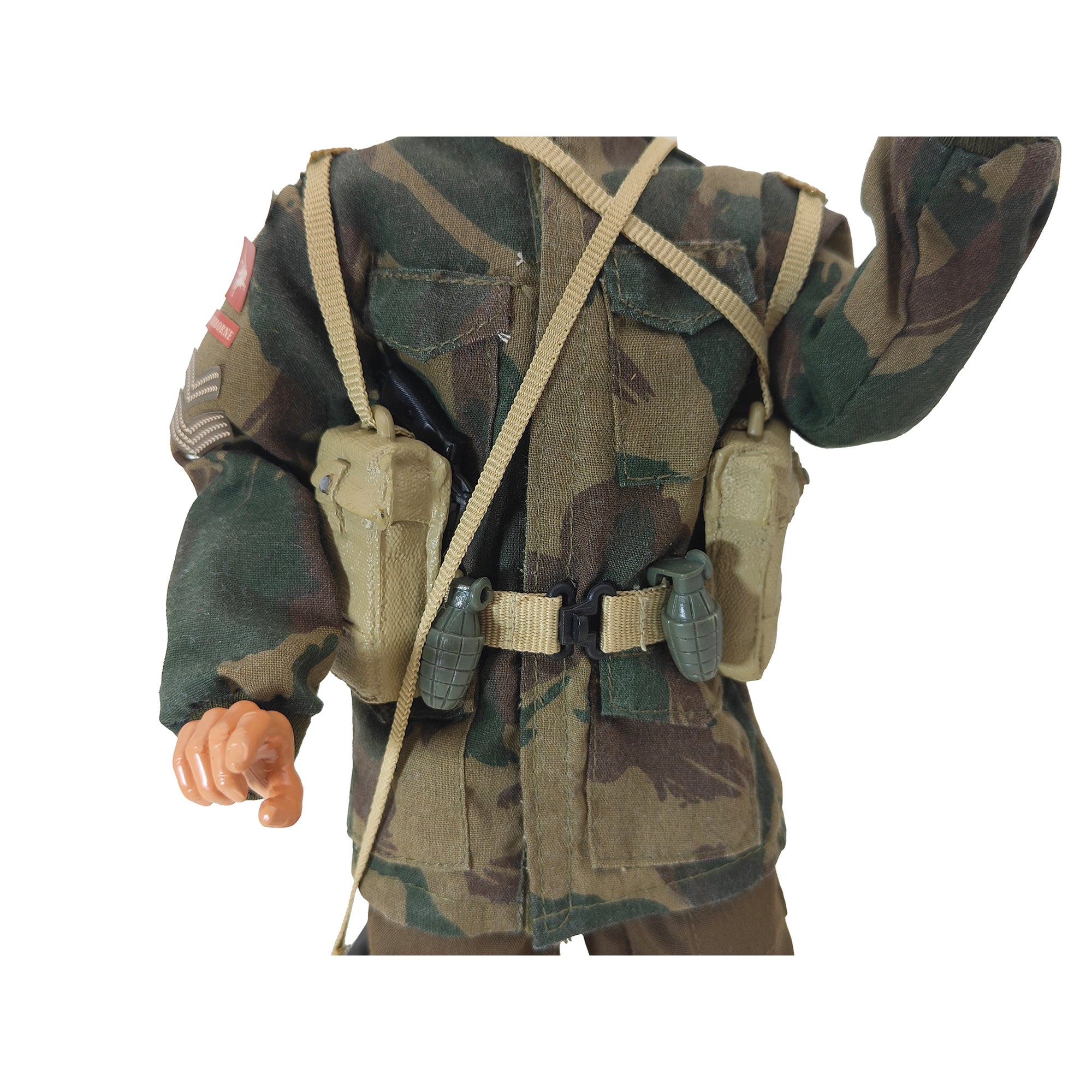 Elite Force WWII British Airborne Red Devil 1:6 Scale Blue Box Toys Action Figure 2002 30cm