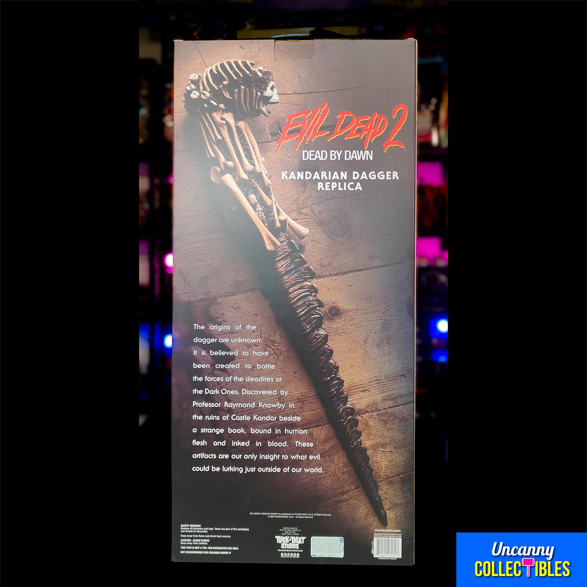 Evil Dead 2 Kandarian Dagger Trick Or Treat Studios 1/1 Scale Prop Replica – Evil Dead, Trick or Treat Studios, 63 cm, 2020, brand new collector item, Uncanny Collectibles Dublin Ireland