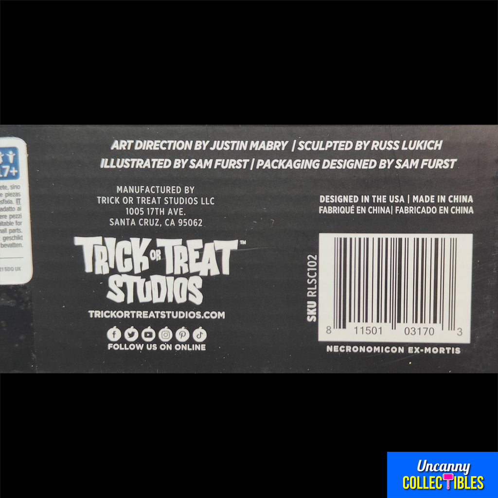 Evil Dead 2 Necronomicon Book of the Dead Trick Or Treat Studios 1:1 Prop Replica Version 2 – Evil Dead, Trick or Treat Studios, 26 cm, 2023, brand new collector item, Uncanny Collectibles Dublin Ireland