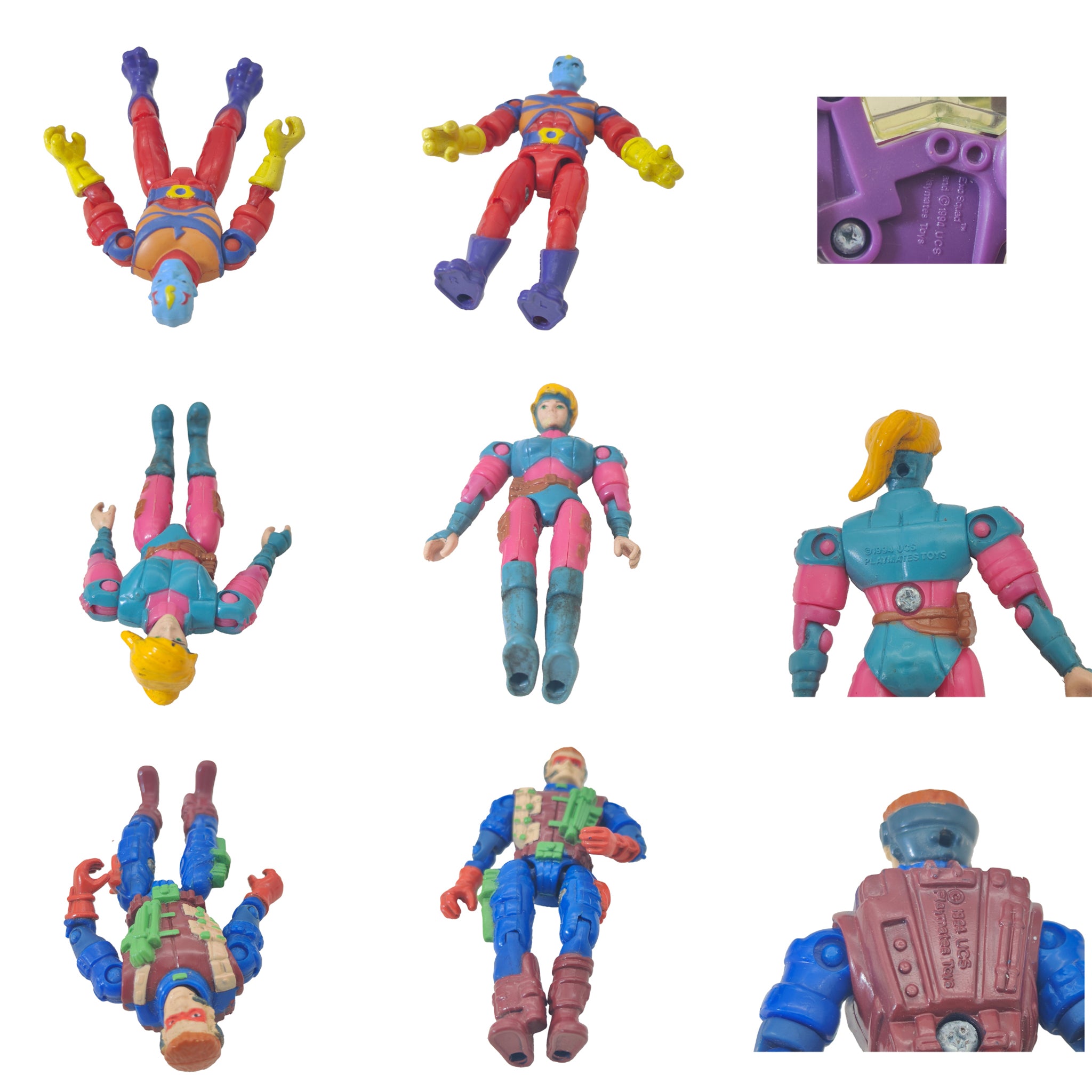 Exo Squad Vintage E Frame Bundle Playmates Action Figures – TV Icons & Heroes, Playmates Toys, 13 cm, pre-owned collector piece, Uncanny Collectibles Dublin Ireland
