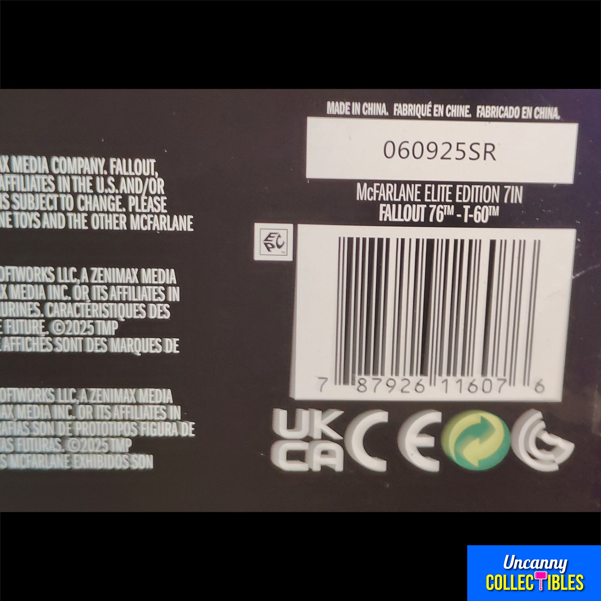 Fallout 76 T-60 McFarlane Toys Elite Edition Action Figure 2025 18 cm
