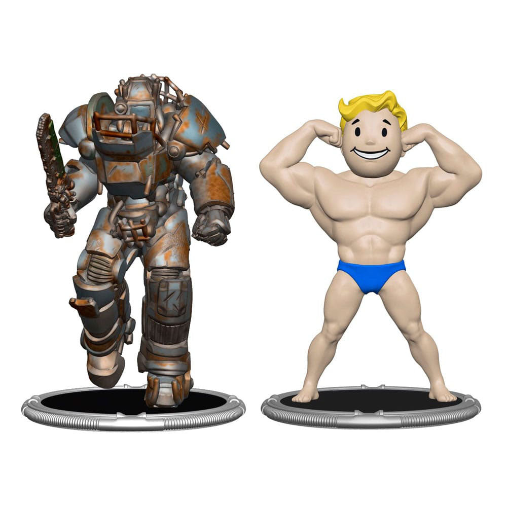 Fallout E Raider and Strong Vault Boy Syndicate Collectibles 7 cm Mini Figure 2 Pack – Fallout, Syndicate Collectibles, 7 cm, 2025, brand new collector item, Uncanny Collectibles Dublin Ireland