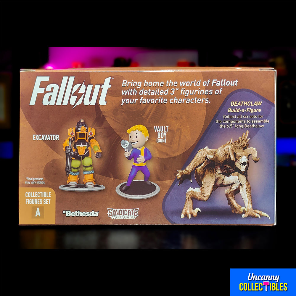 Buy Fallout Excavator Power Armor Amp Gun Vault Boy Syndicate Collectibles 7 Cm Mini Figure 2 Pack collectible online at Uncanny Collectibles