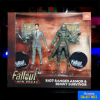 Fallout New Vegas Riot Ranger Armor And Benny Survivor McFarlane Toys Action Figure 2 Pack 2025 18cm – Fallout, McFarlane Toys, 18 cm, 2025, brand new collector item, Uncanny Collectibles Dublin Ireland