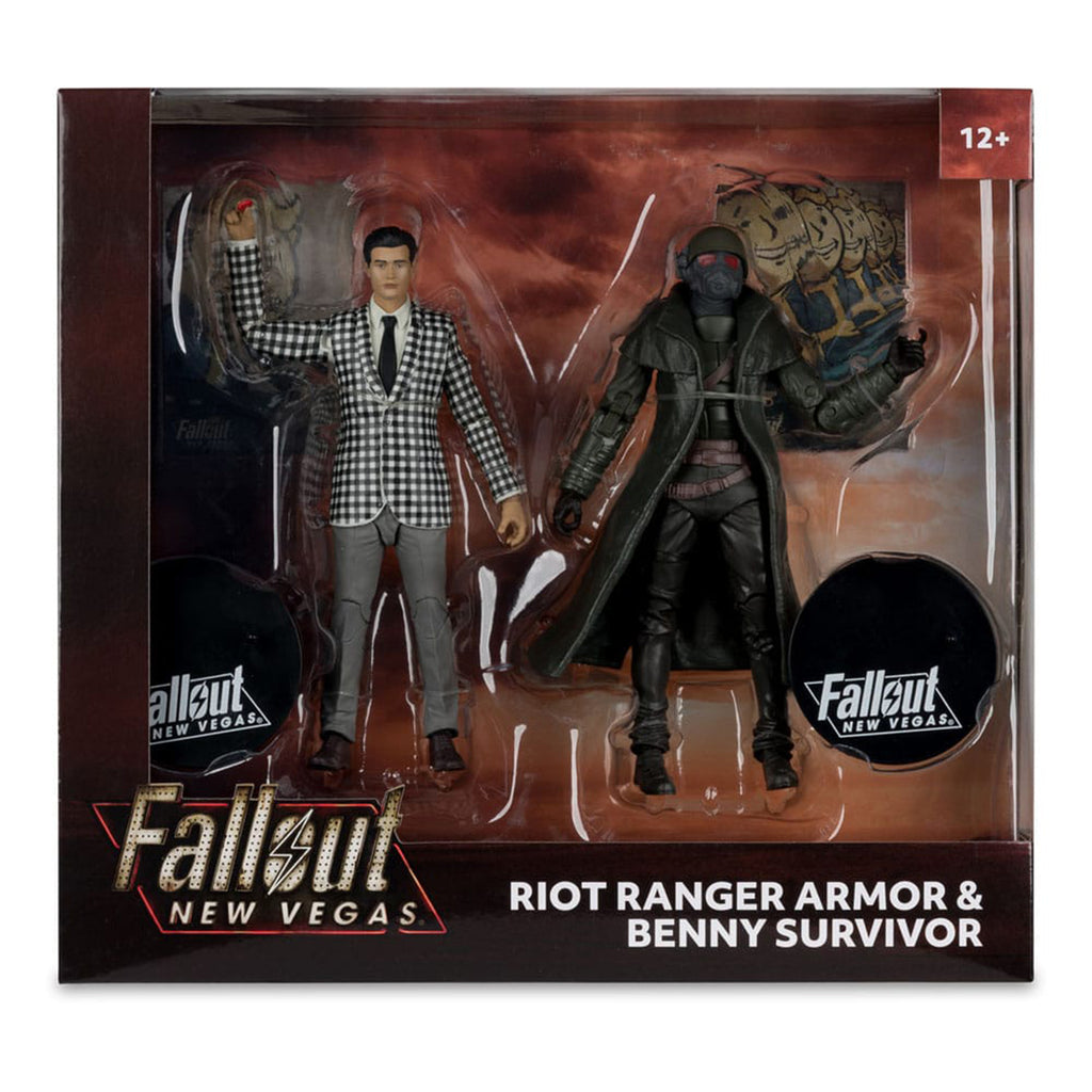 Fallout New Vegas Riot Ranger Armor And Benny Survivor McFarlane Toys Action Figure 2 Pack 2025 18cm – Fallout, McFarlane Toys, 18 cm, 2025, brand new collector item, Uncanny Collectibles Dublin Ireland
