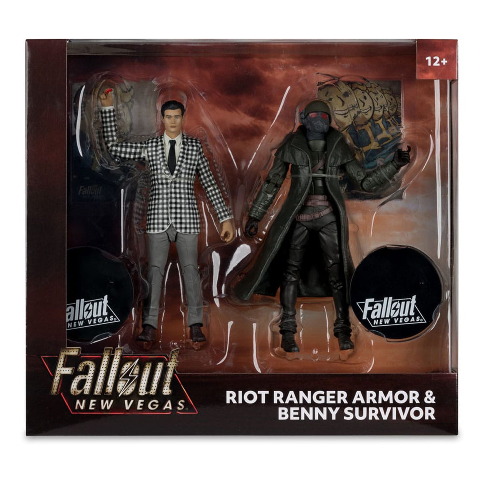 Fallout New Vegas Riot Ranger Armor And Benny Survivor McFarlane Toys Action Figure 2 Pack 2025 18cm