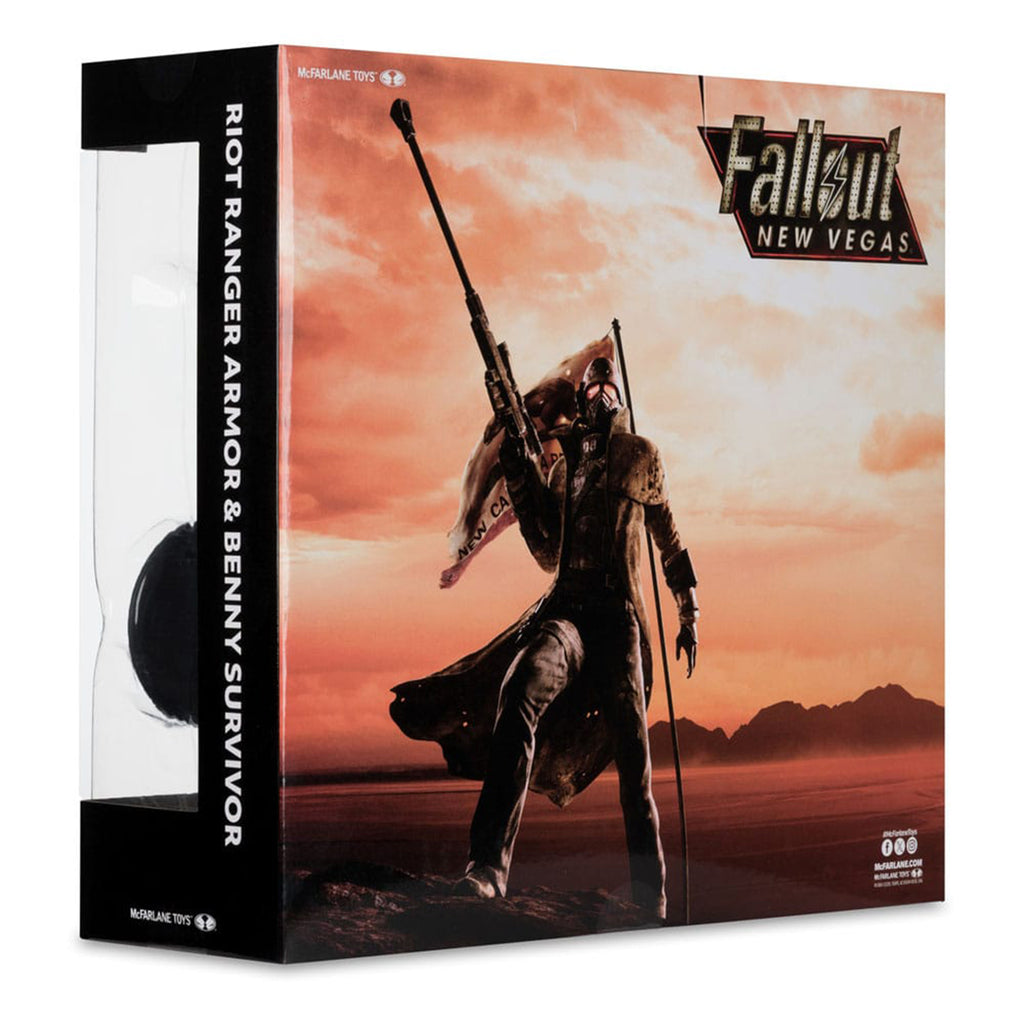 Fallout New Vegas Riot Ranger Armor And Benny Survivor McFarlane Toys Action Figure 2 Pack 2025 18cm – Fallout, McFarlane Toys, 18 cm, 2025, brand new collector item, Uncanny Collectibles Dublin Ireland