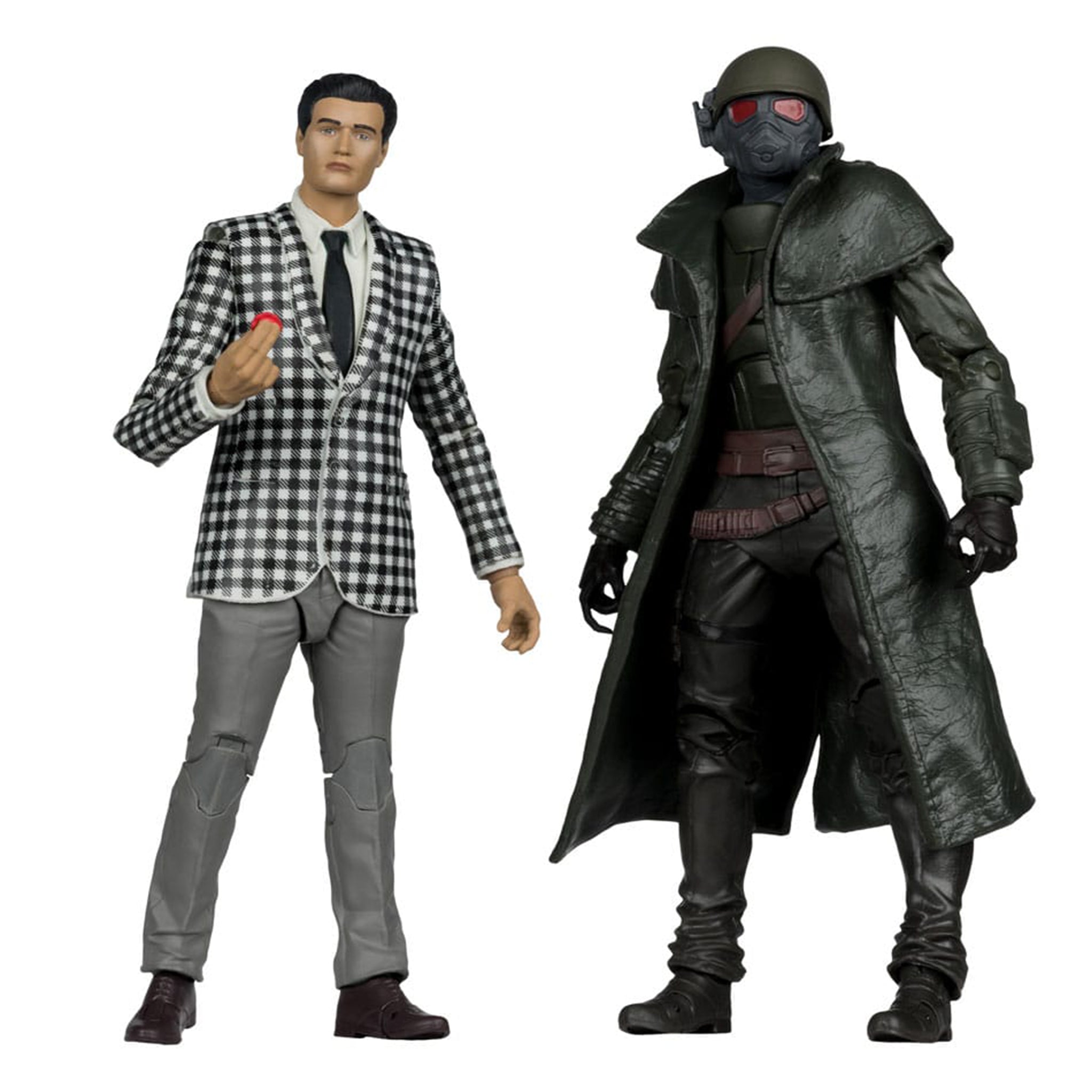 Fallout New Vegas Riot Ranger Armor And Benny Survivor McFarlane Toys Action Figure 2 Pack 2025 18cm