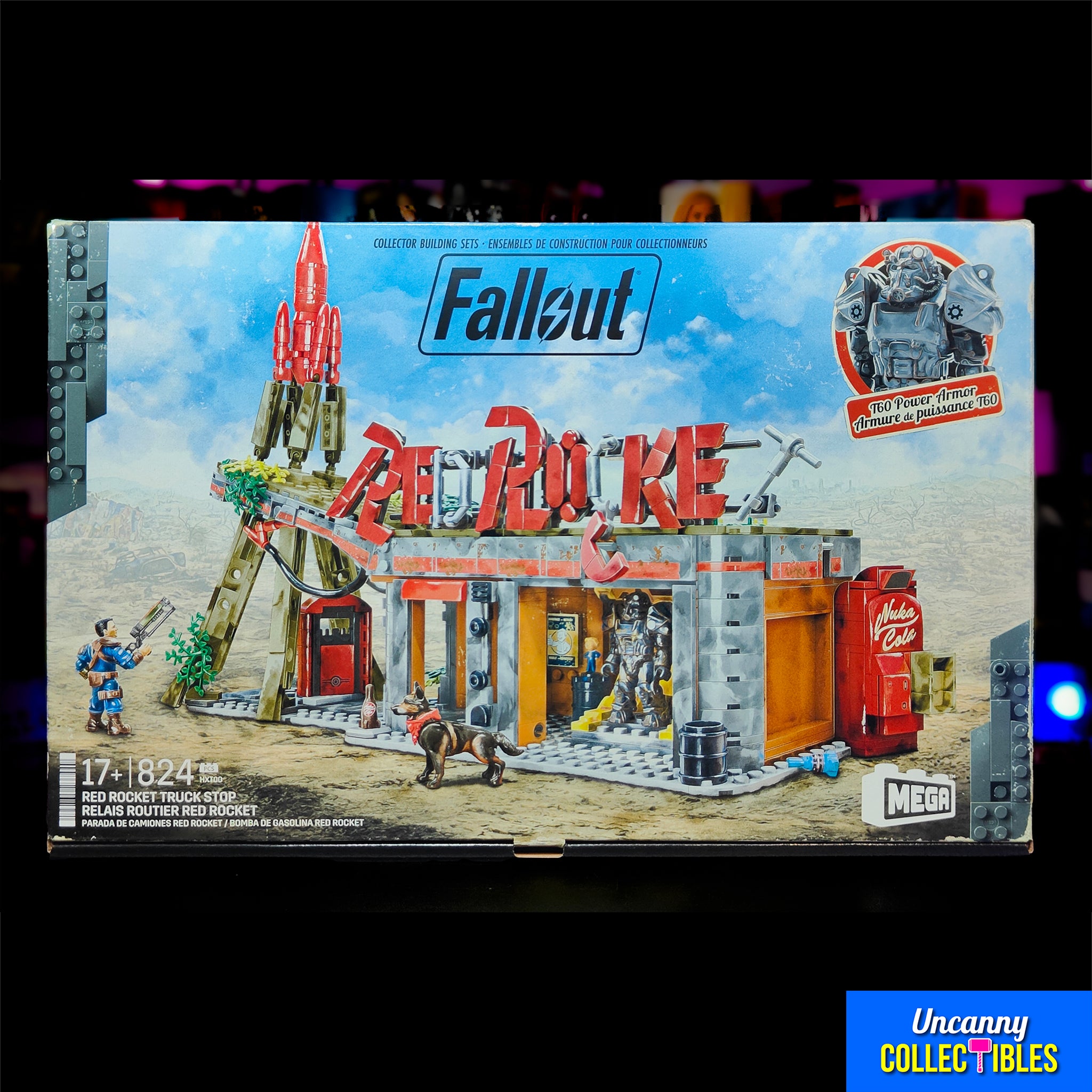 Fallout Red Rocket Truck Stop Mattel MEGA Construction Set – Fallout, Mattel, -, 2024, brand new collector item, Uncanny Collectibles Dublin Ireland