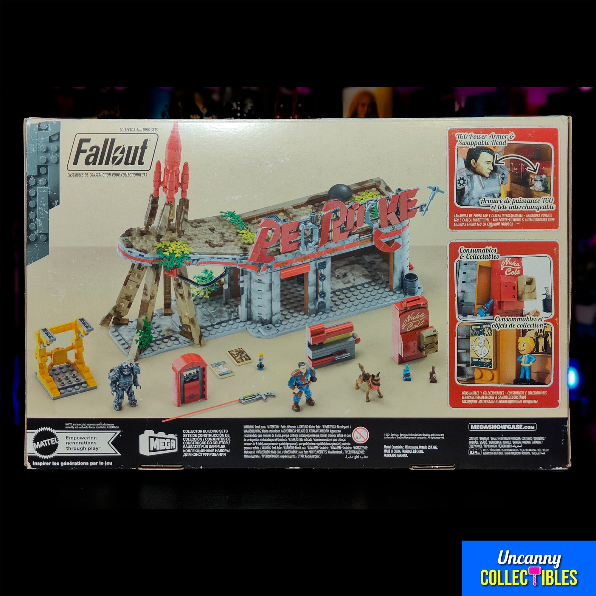 Fallout Red Rocket Truck Stop Mattel MEGA Construction Set