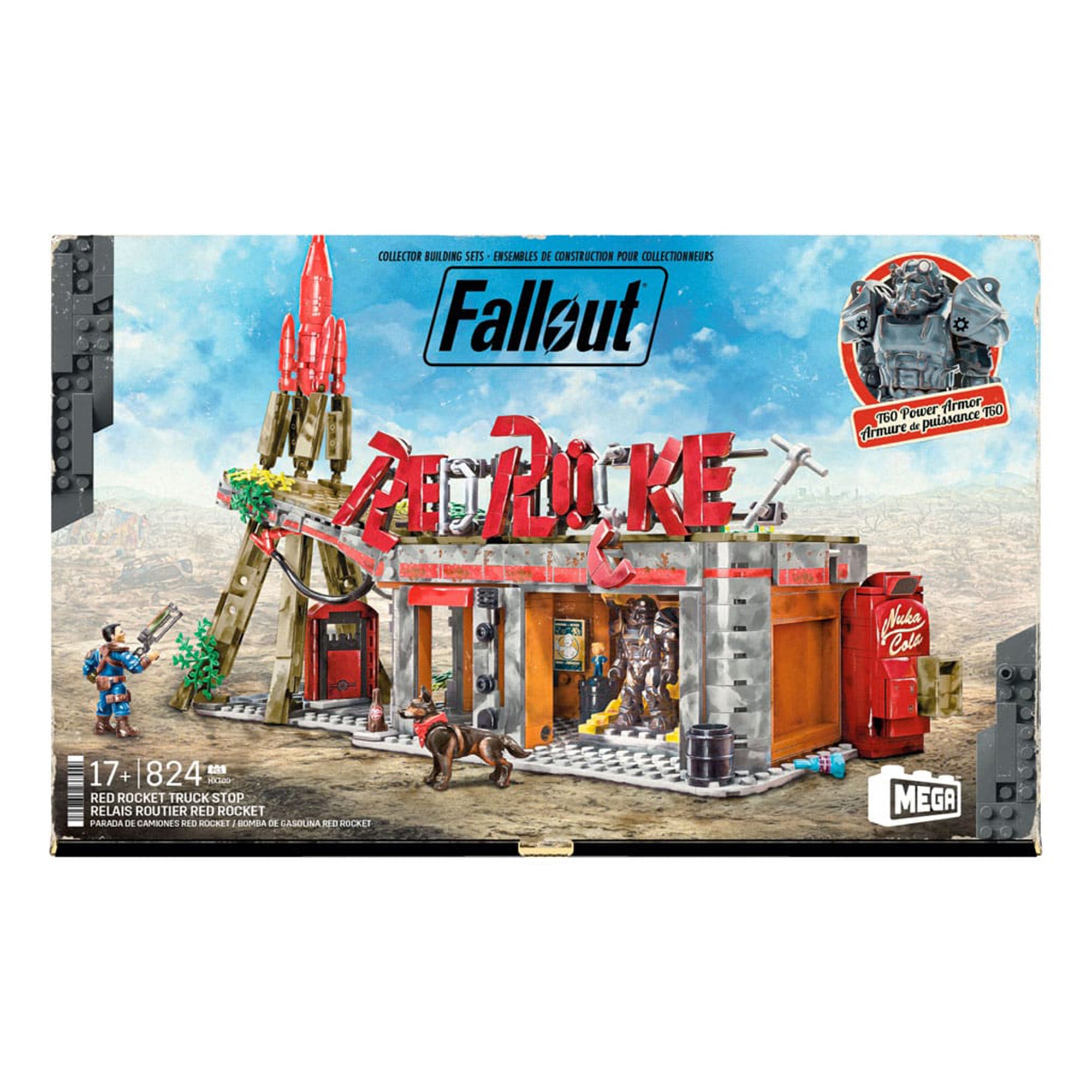 Fallout Red Rocket Truck Stop Mattel MEGA Construction Set