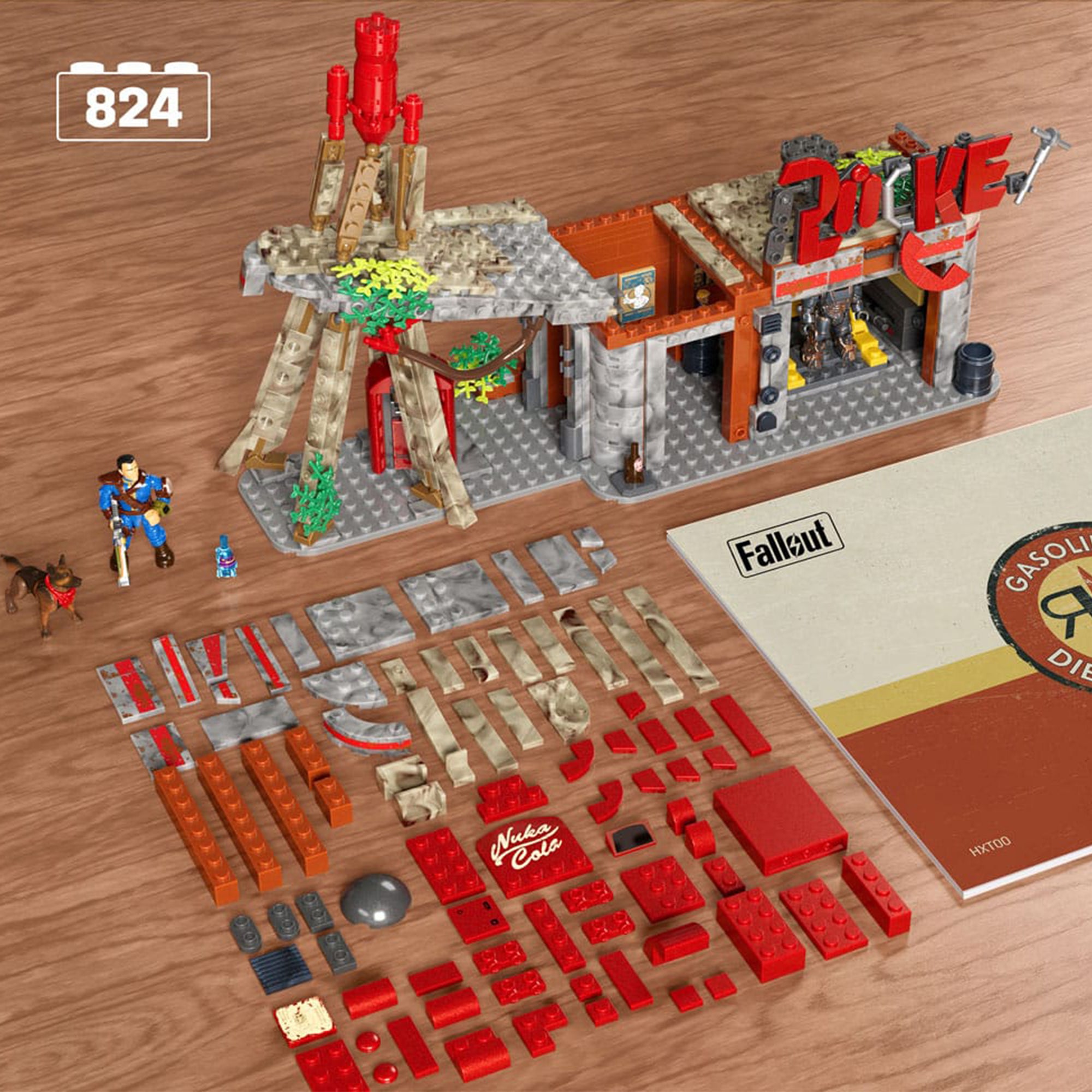 Fallout Red Rocket Truck Stop Mattel MEGA Construction Set