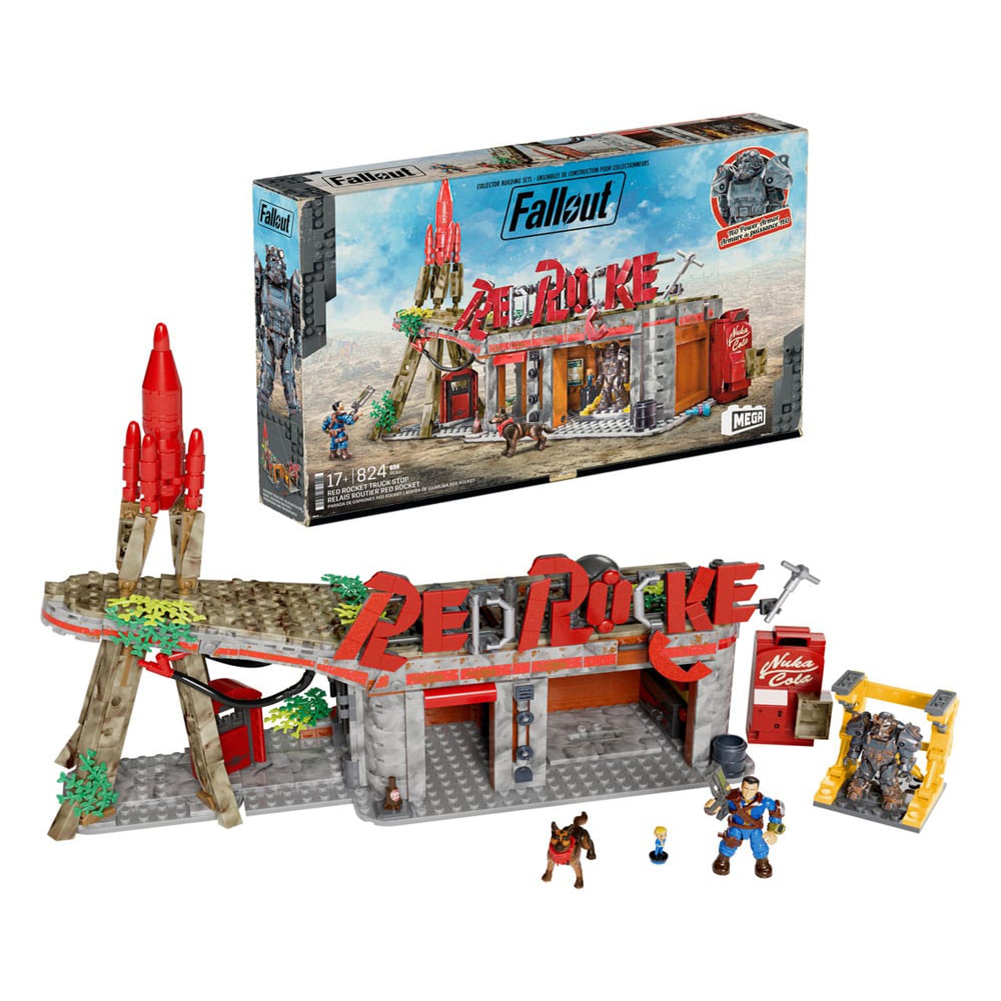 Fallout Red Rocket Truck Stop Mattel MEGA Construction Set