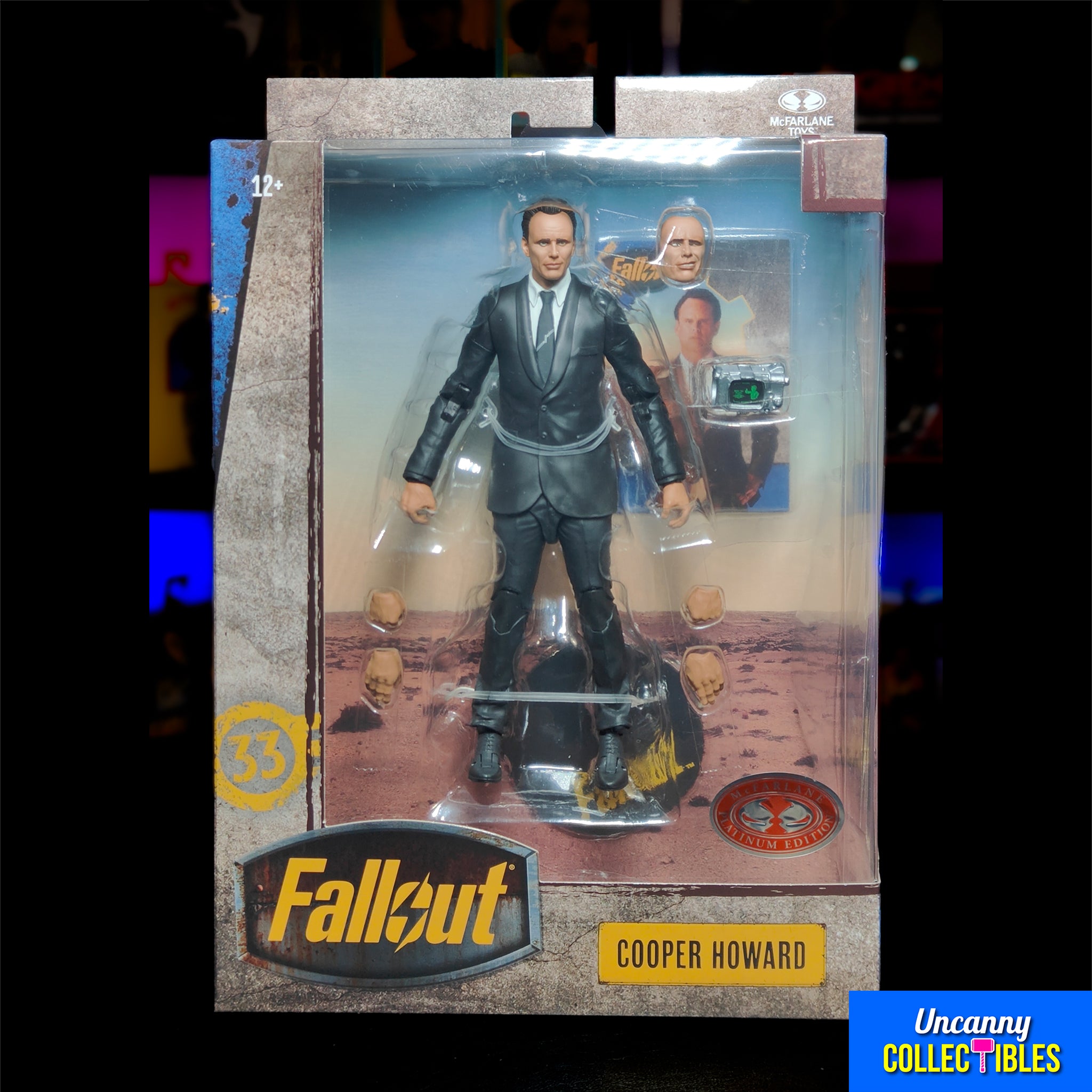 Fallout Season 2 Cooper Howard McFarlane Toys Action Figure Red Platinum Edition 2025 17cm