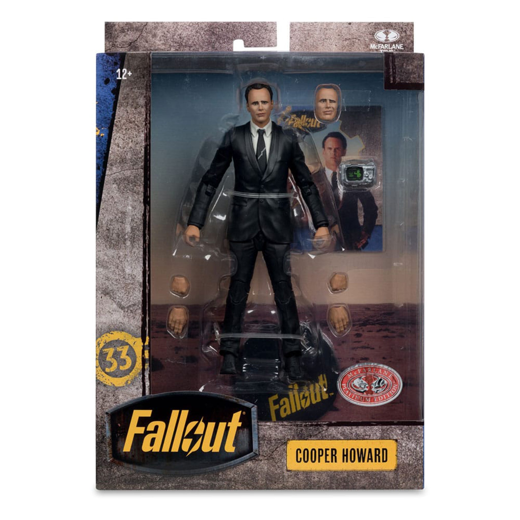Fallout Season 2 Cooper Howard McFarlane Toys Action Figure Red Platinum Edition 2025 17cm