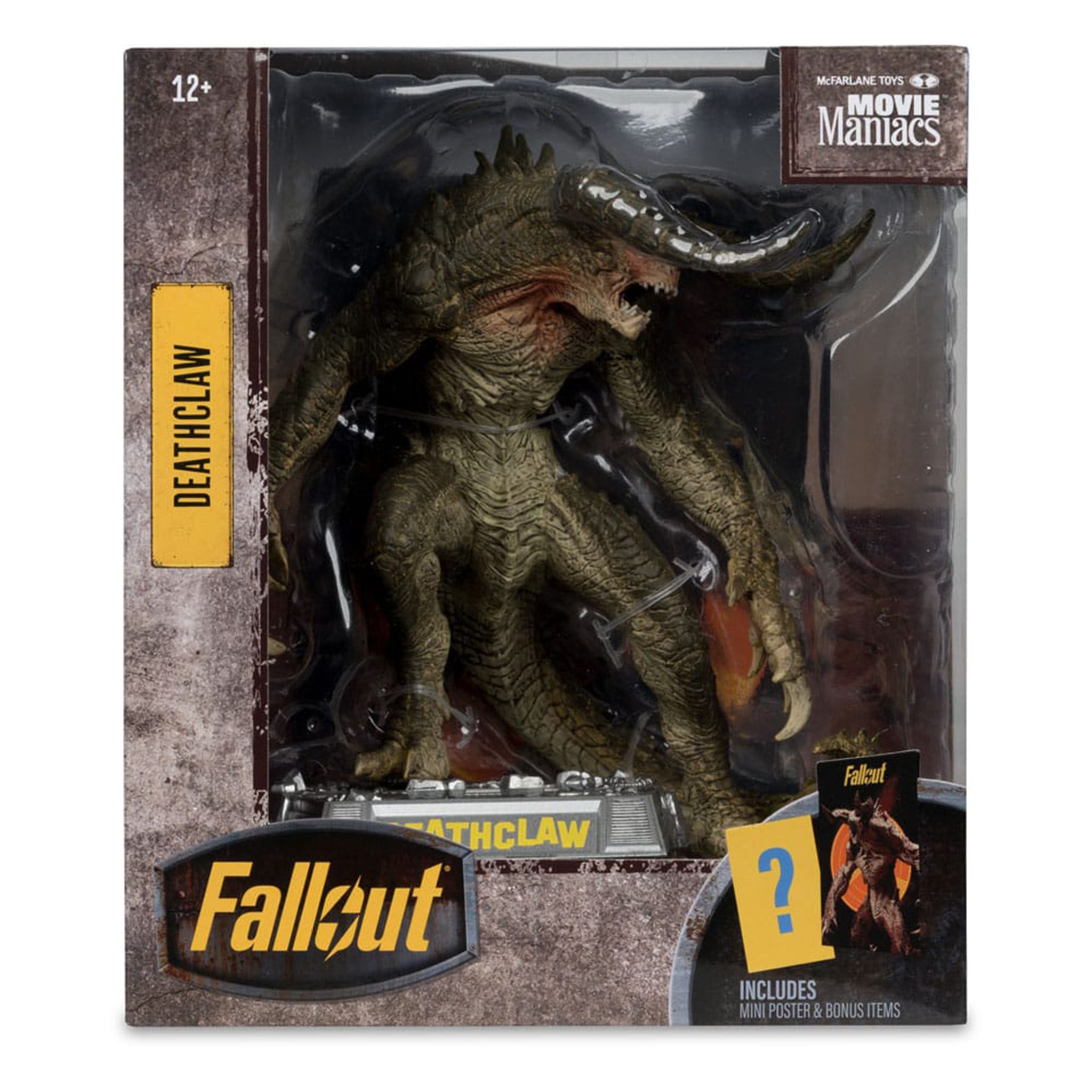 Fallout Season 2 Deathclaw Movie Maniacs McFarlane Toys Figure 2025 19cm – Fallout, McFarlane Toys, 19 cm, 2025, brand new collector item, Uncanny Collectibles Dublin Ireland