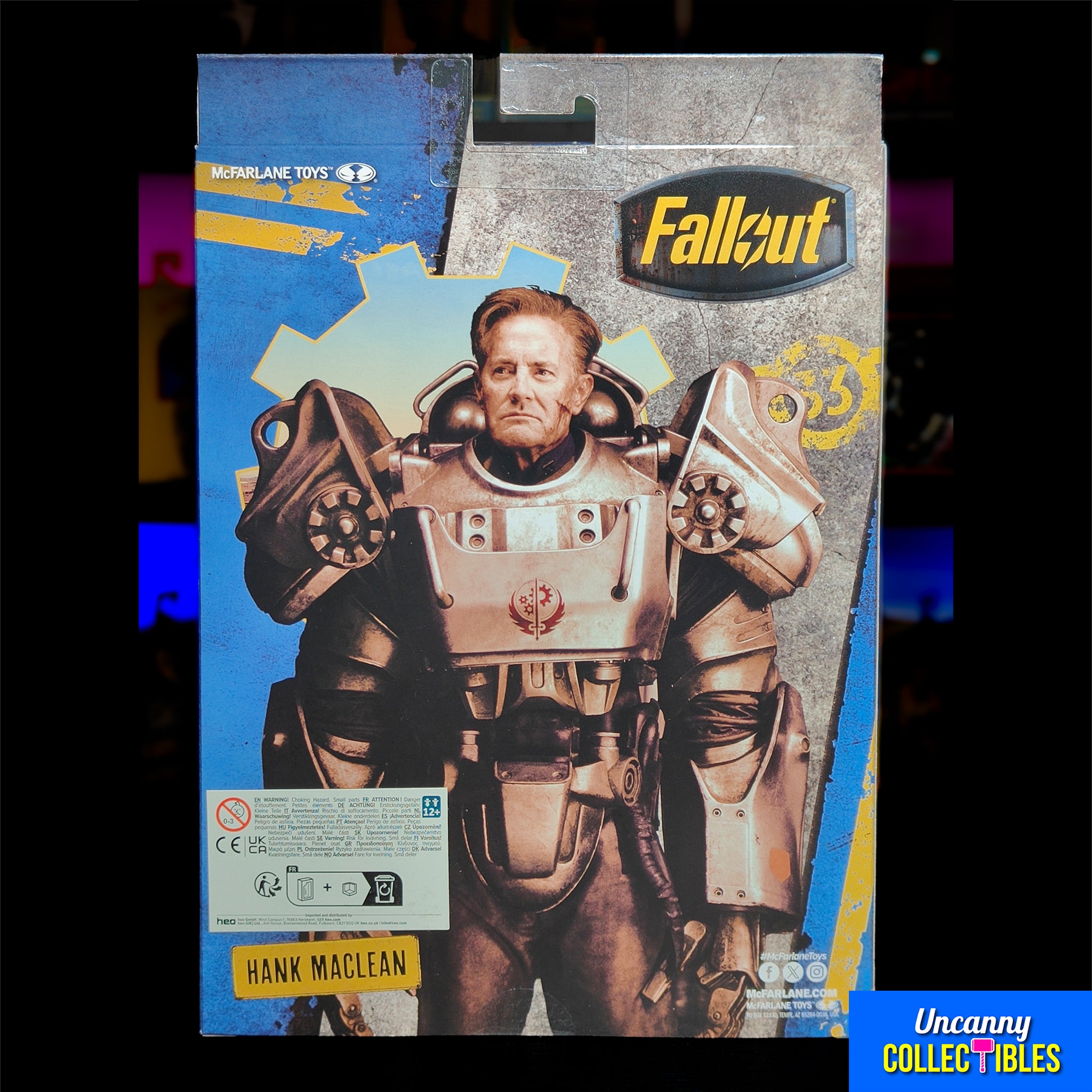 Fallout Season 2  Hank MacLean McFarlane Toys Action Figure 2025 19cm – Fallout, McFarlane Toys, 19 cm, 2025, brand new collector item, Uncanny Collectibles Dublin Ireland