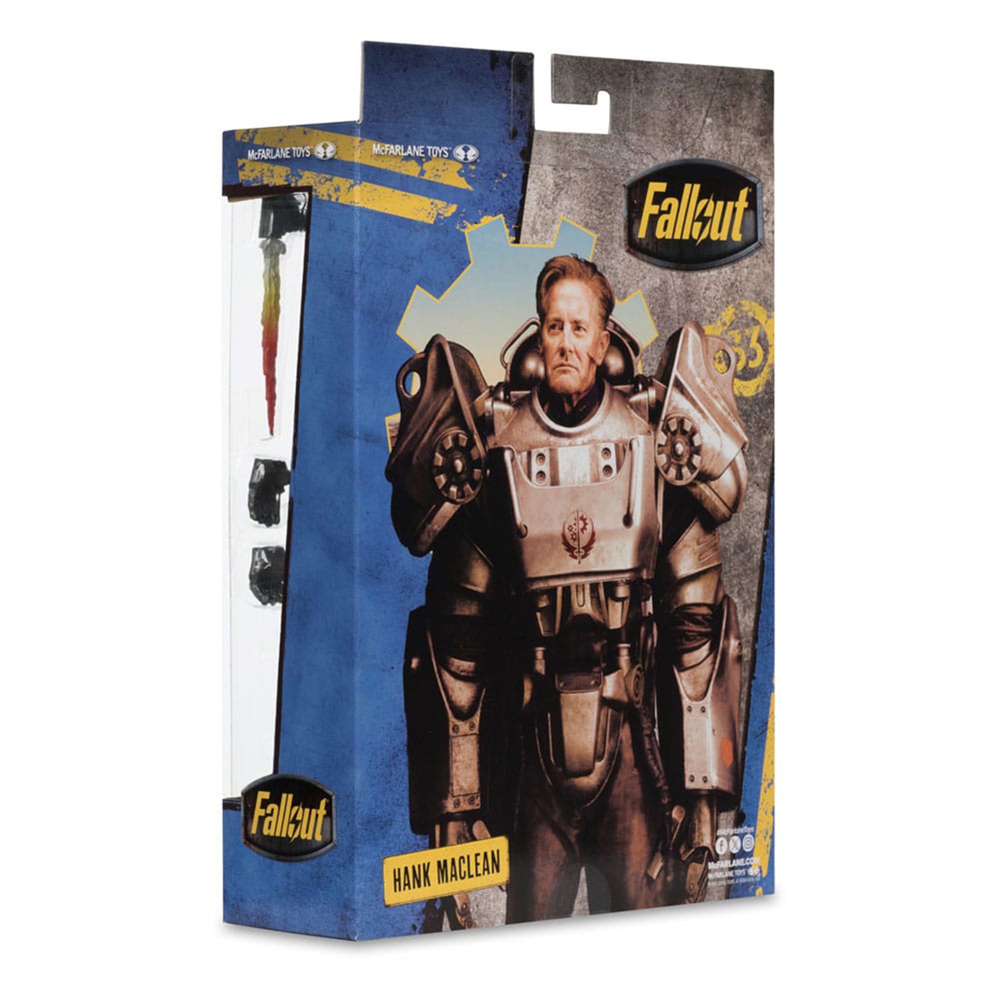 Fallout Season 2  Hank MacLean McFarlane Toys Action Figure 2025 19cm – Fallout, McFarlane Toys, 19 cm, 2025, brand new collector item, Uncanny Collectibles Dublin Ireland